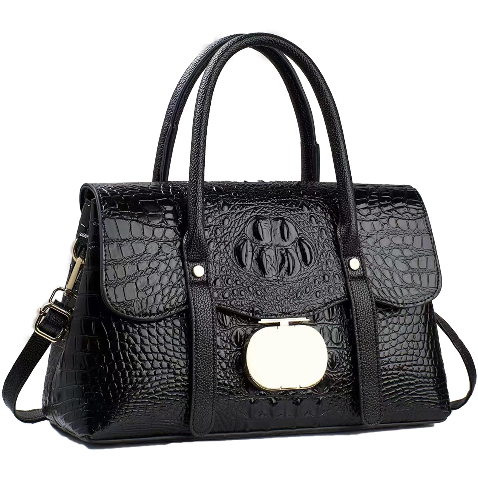 Stylish Women's PU Leather Crossbody Satchel Tote Bag - Elegant Hobo Purse for Work, Travel & Everyday Use