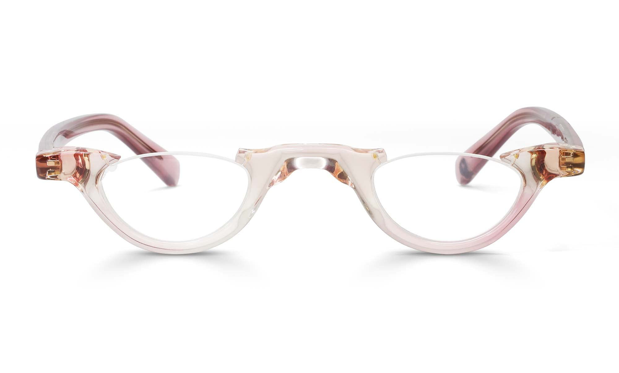 Eyebobs - Topless Premium Reading Glasses for Men & Women | Half Rim Narrow Face Frame | 0.0x to 4.0x Strength | Perfect for Office, Reading & Computer Work