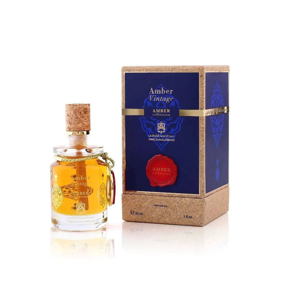 Amber Vintage Perfume Oil 30ml - Long Lasting Natural Fragrance for Women & Men - Perfect for Date Night, Special Occasions & Daily Wear