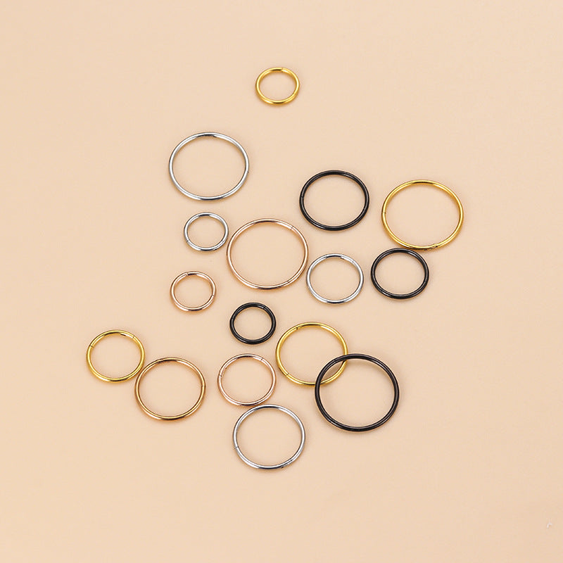 20G Simple Septum Ring Lip Piercing Jewelry - Hypoallergenic Surgical Steel Body Jewelry for Nose & Lip Piercings | Perfect for Everyday Wear, Parties & Self-Expression