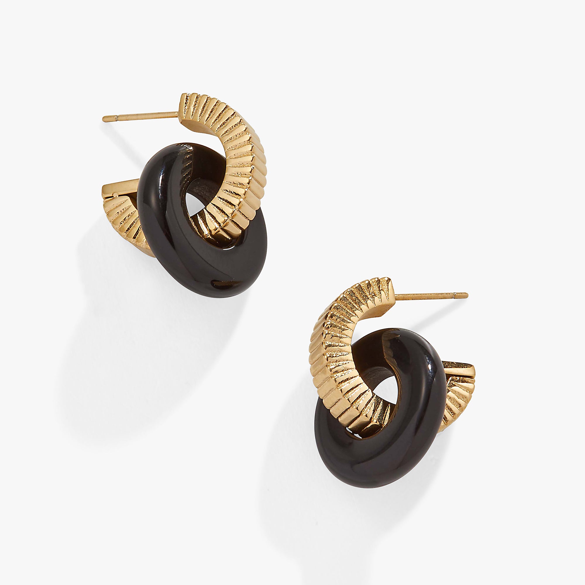 Black Onyx Textured Earrings for Women | Handmade Boho Dangle Earrings | Perfect for Parties, Weddings & Everyday Wear