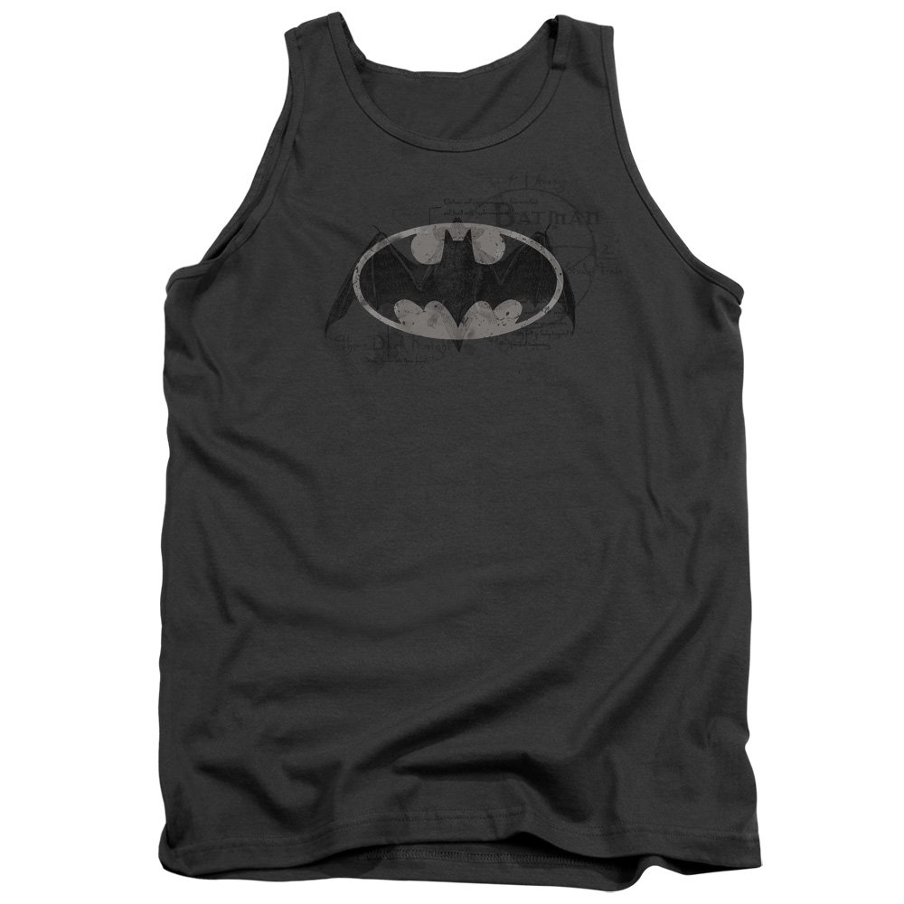 Batman Arcane Bat Logo Unisex Tank Top for Men & Women - Casual Wear, Cosplay & Superhero Fan Apparel