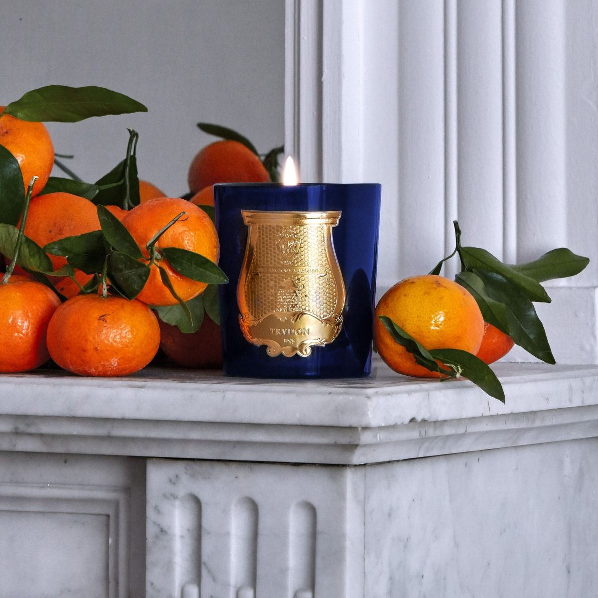 Cire Trudon Reggio Mandarin Scented Candle – Luxury Home Fragrance for Relaxation & Aromatherapy | Perfect for Living Room, Bedroom & Spa Decor