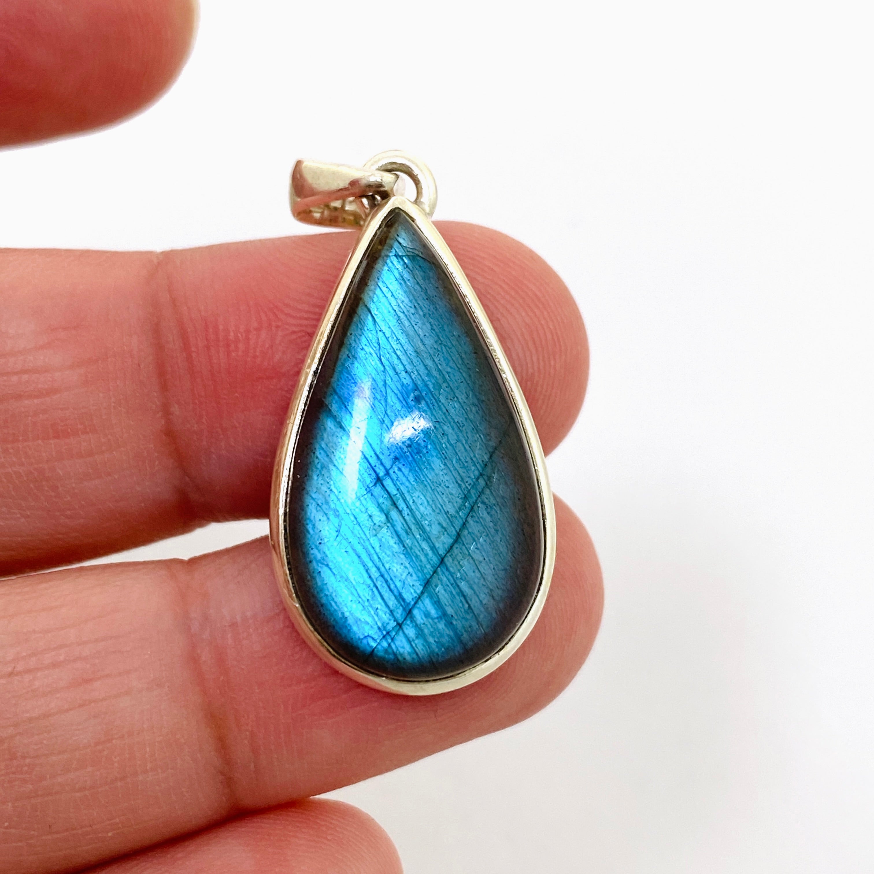 Natural Labradorite Teardrop Cabochon Pendant - Handmade Gemstone Jewelry PPGJ1051 for Women, Gift for Her, Spiritual Healing & Energy Protection | Perfect for Meditation, Yoga & Everyday Wear