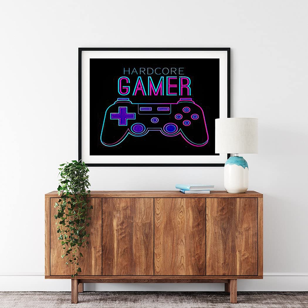 Diamond Painting Kit for Adults - Gamer Joypad Console Controller Design, 16x20 Inch Wall Art for Home, Bedroom & Living Room Decoration | Perfect Gift for Gamers & DIY Enthusiasts
