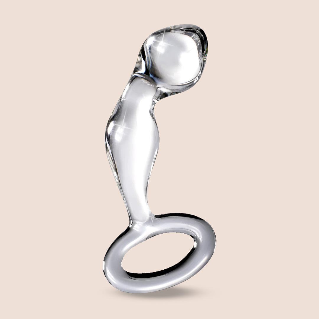 Icicles No. 46 Glass Prostate Massager for Men - Premium Adult Toy for Sensual Pleasure & Prostate Stimulation - Perfect for Couples Play & Solo Relaxation