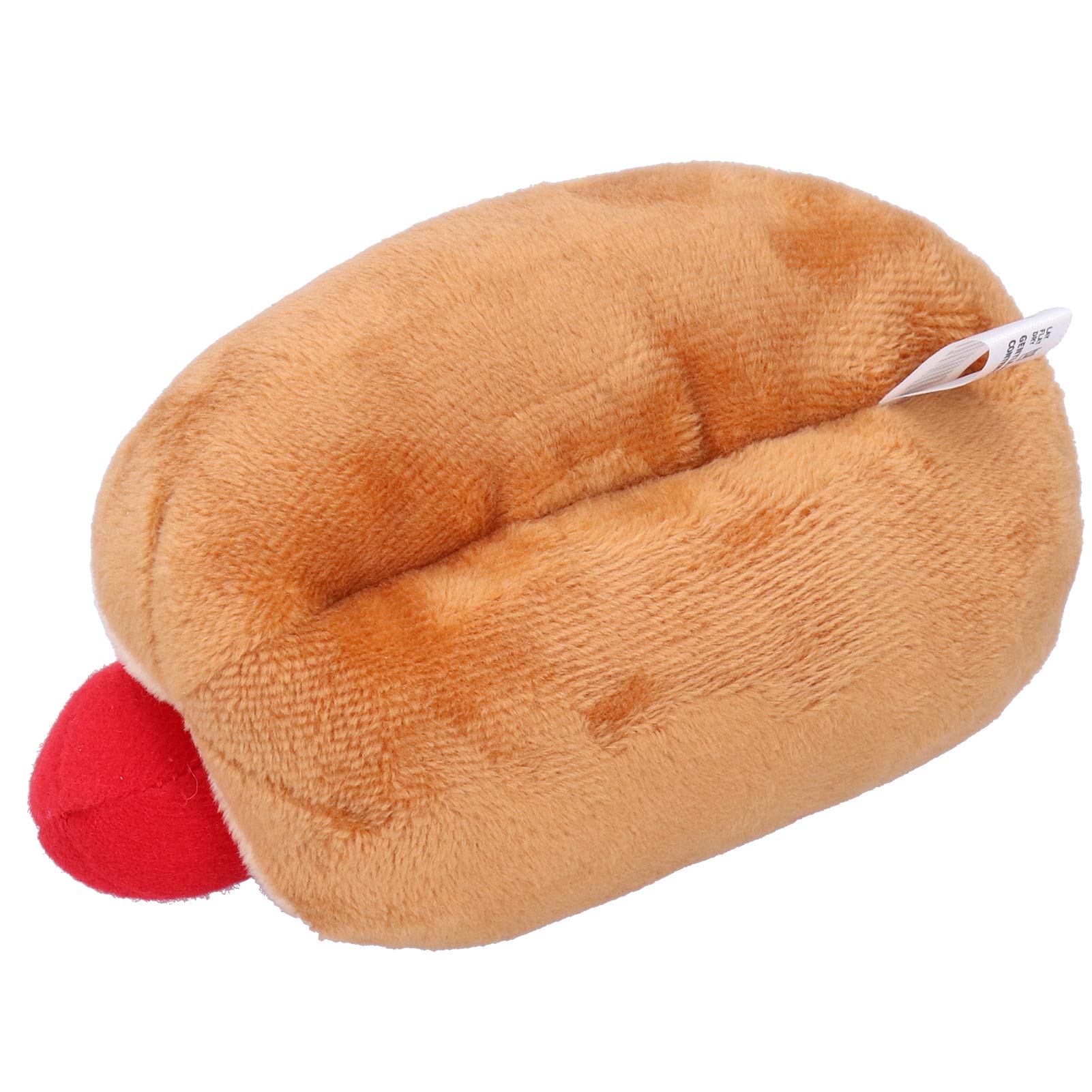 Zerodis Squeaky Plush Puppy Toys for Dogs - Hot Dog Shaped, Detachable & Soft Interactive Chew Toy for Small & Medium Dogs - Perfect for Playtime, Training & Teething Relief