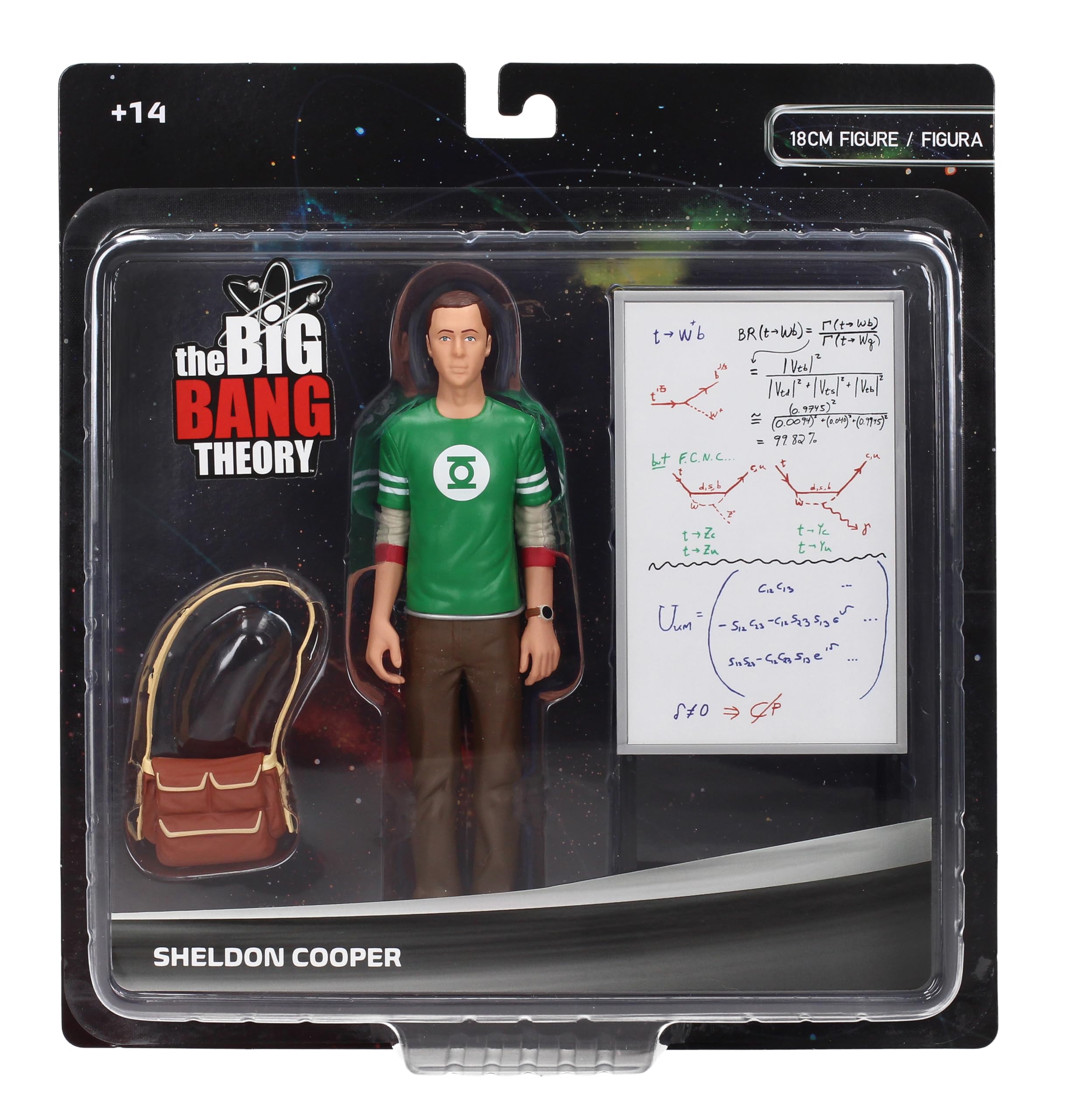 The Big Bang Theory Sheldon Cooper 7-Inch Action Figure by SD Toys - Perfect for Collectors, Fans, and TV Show Memorabilia Displays