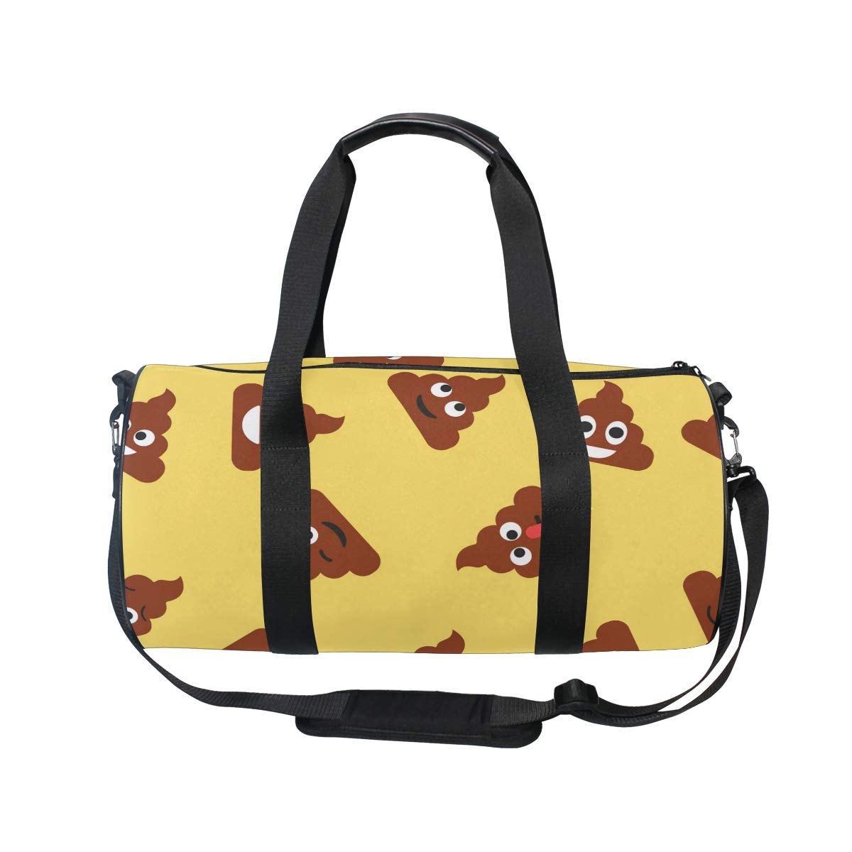 Cute Poop Cartoon Gym Sports Bag - Durable Travel Duffel Bag for Men & Women - Perfect for Workout, Travel & Sports