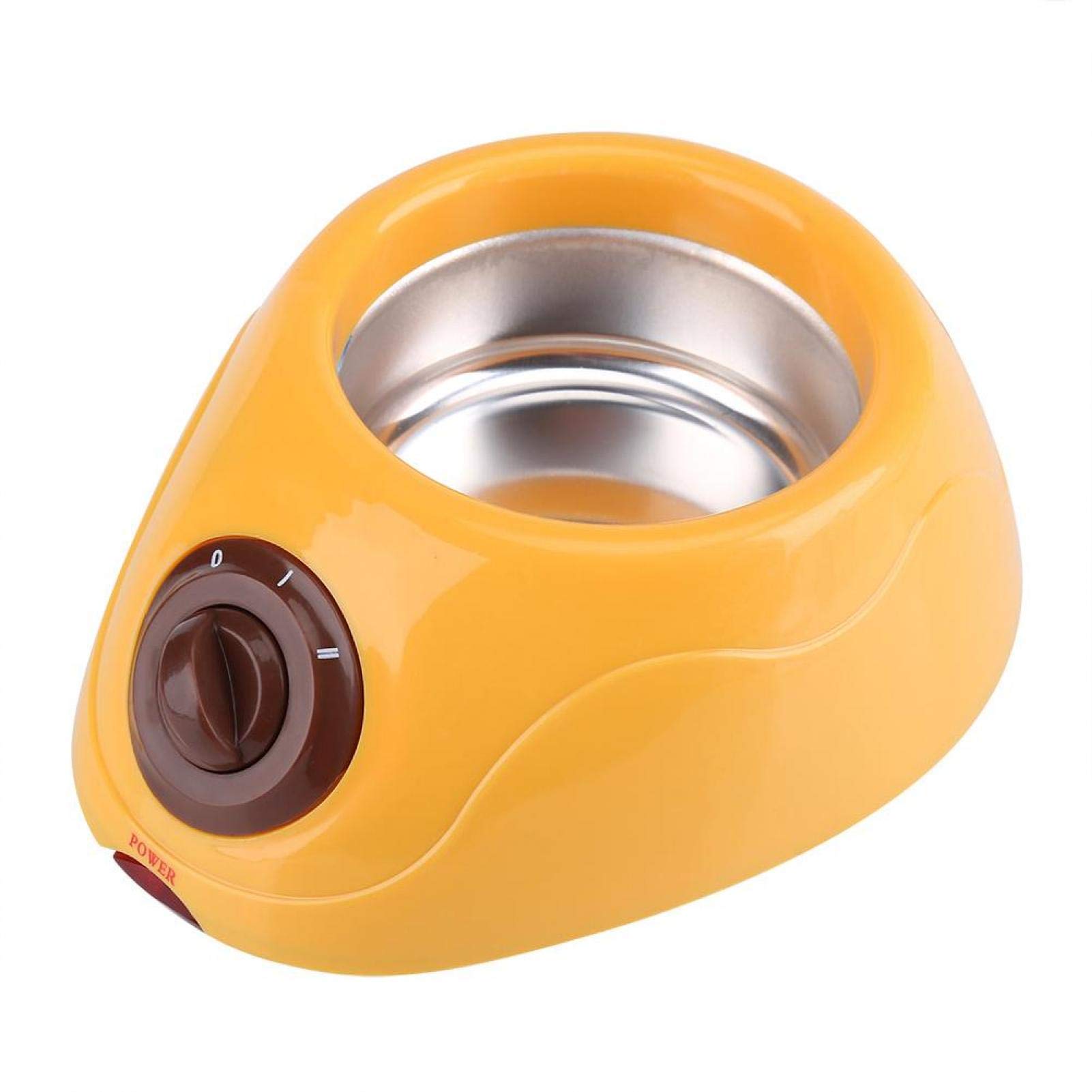 Electric Chocolate Melter Machine for Butter, Candy & Baking - Commercial & Home Use - Perfect for Cafes, Bakeries & DIY Desserts (Yellow)