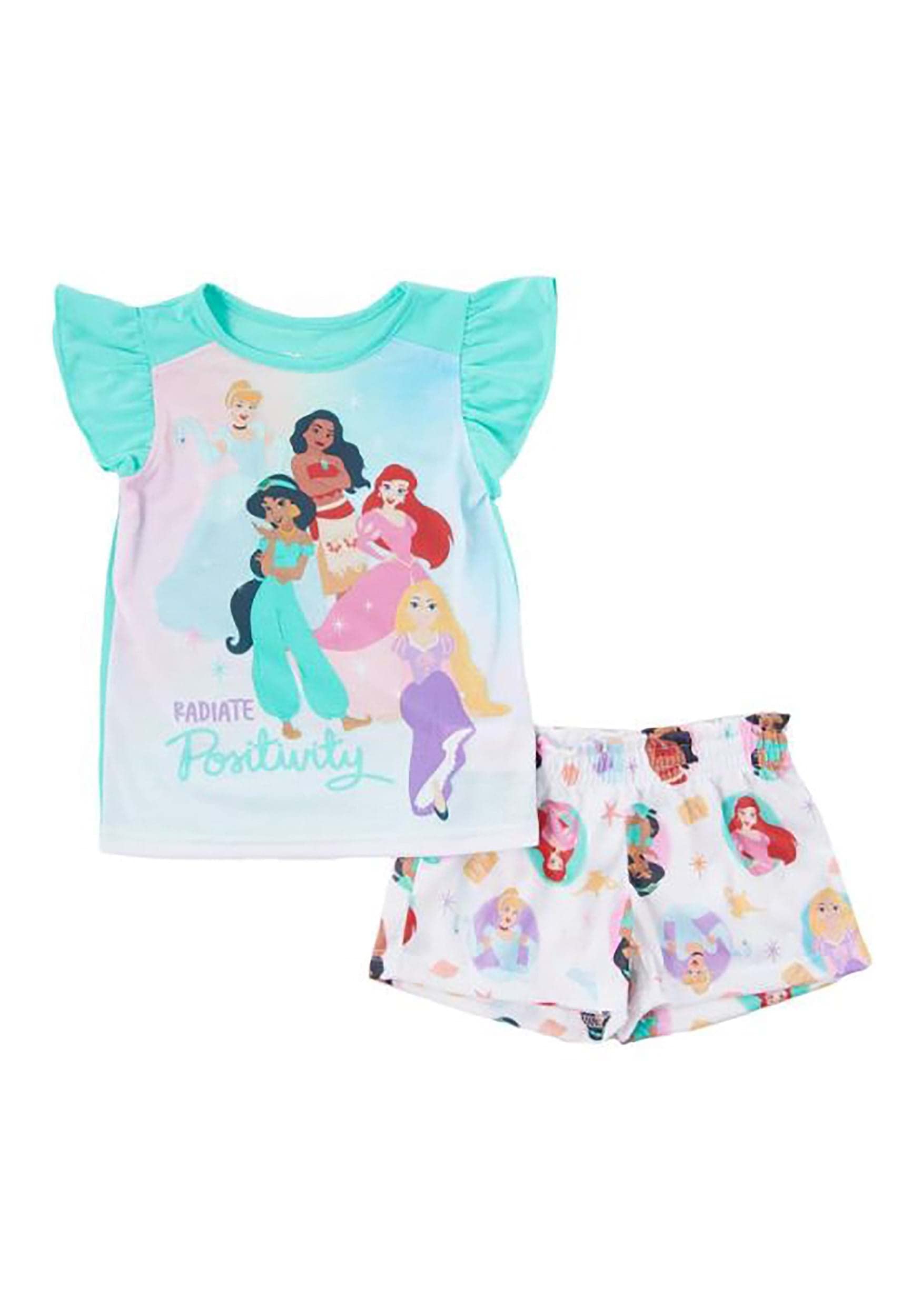 Disney Princess Girls' Sleep Set - Soft & Comfy Pajamas for Kids | Perfect for Bedtime, Sleepovers & Cozy Nights