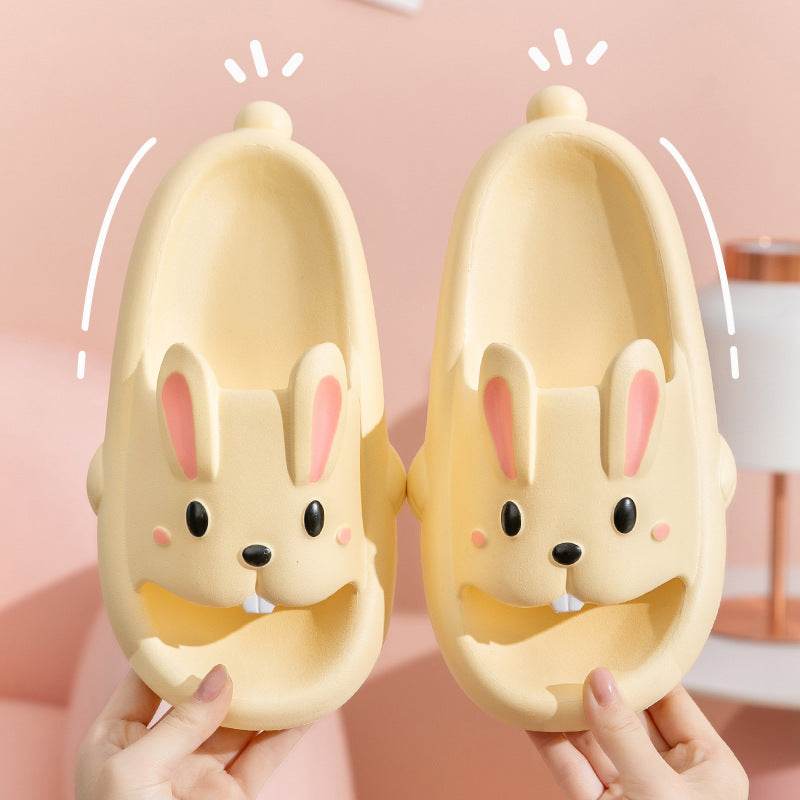 Cute Kawaii Bunny Slippers for Women - Soft Plush House Shoes with Non-Slip Sole - Perfect for Indoor Comfort, Lounge Wear & Gift Giving