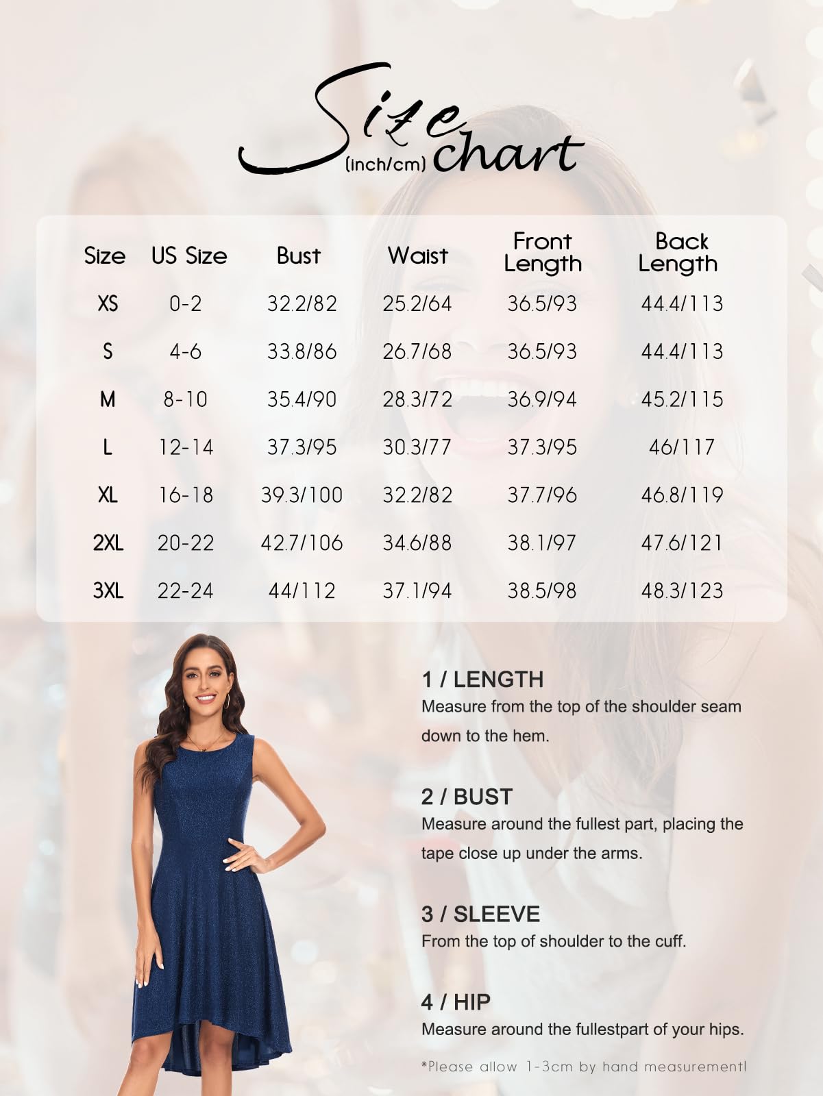 Bbonlinedress Women's Summer Sleeveless Glitter Swing Dress for Cocktail Party, Prom & Formal Occasions | Elegant Midi Dress for Night Out, Wedding Guest & Special Events