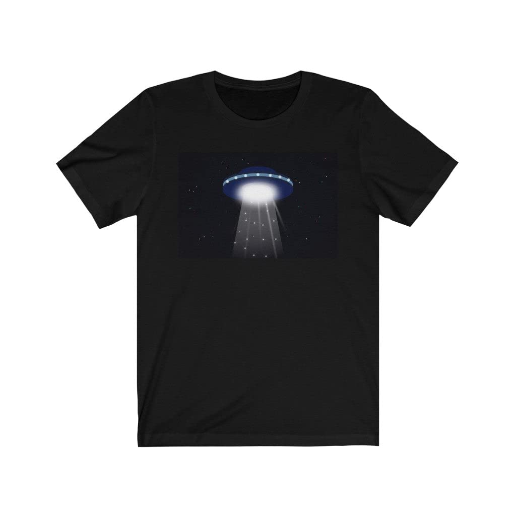 Alien UFO Spaceship T-Shirt for Sci-Fi Fans | Unique Gift for UFO Enthusiasts | Perfect for Cosplay, Comic Con & Space-Themed Parties