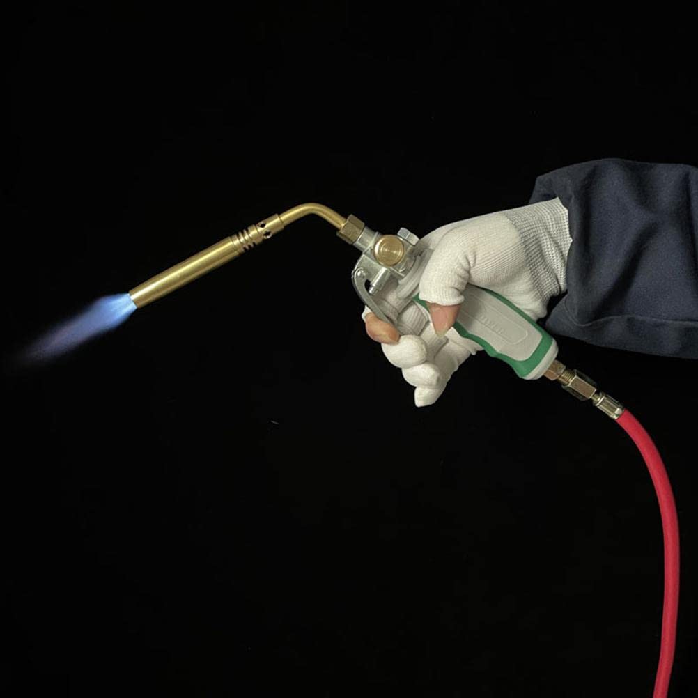 Professional Welding Torch Kit with 1.5m Hose - Compatible with MAPP Gas Cylinders for Metal Fabrication, DIY Projects & Home Repairs