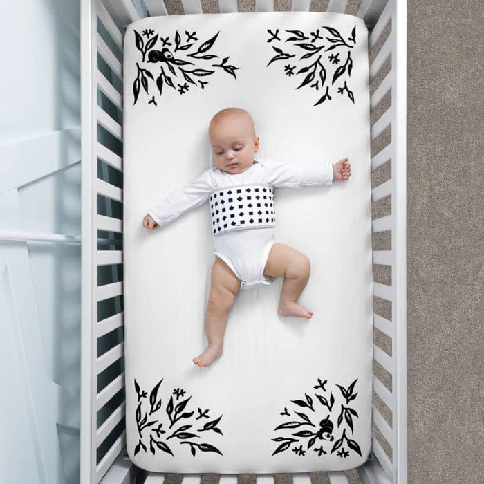 Nanit Smart Baby Crib Sheets - Soft, Breathable Grey Cotton for Safe & Comfortable Sleep | Perfect for Nursery, Daycare & Travel