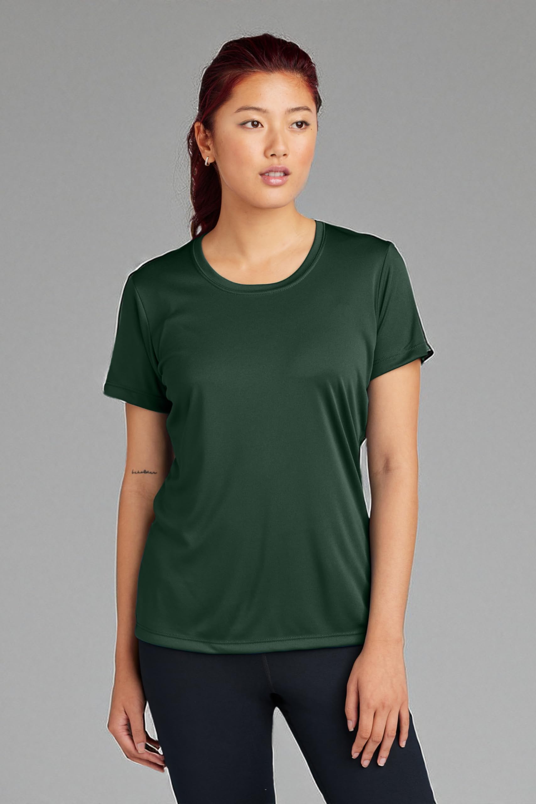 Clothe Co. Women's Workout Tops - Breathable Gym Shirts for Yoga, Running & Fitness - Plus Size Activewear for Women