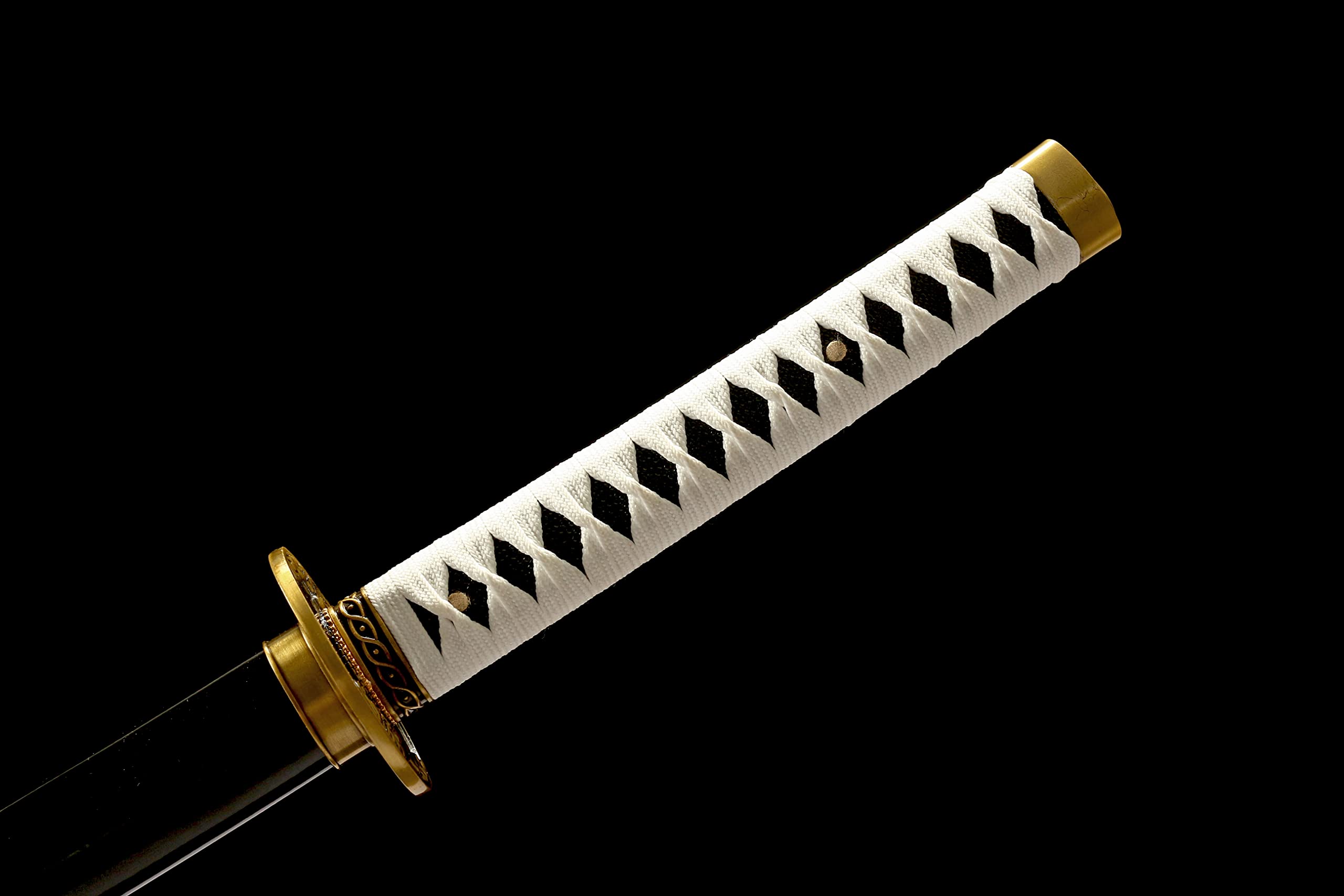 Handmade Full Tang Vergil Yamato Sword - Anime Katana Replica for Cosplay - 1045 Carbon Steel, High Manganese Steel or T10 Clay-Tempered Blade - Perfect for Game Collectors, Anime Fans & Martial Arts Training