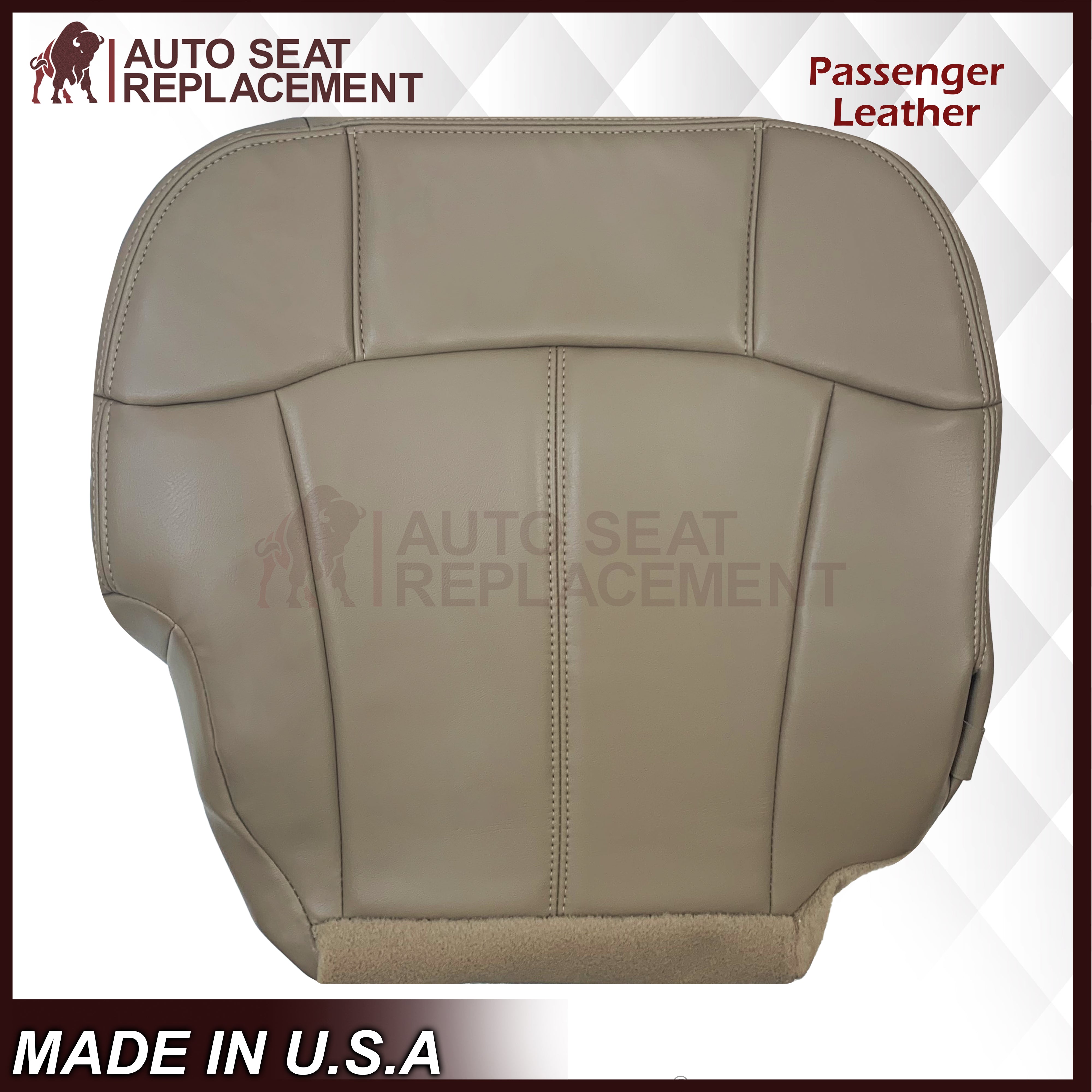 1999-2002 Chevy Silverado Seat Covers - Medium Neutral Tan | Custom Fit Truck Seat Protectors | Durable & Comfortable for Daily Driving & Road Trips