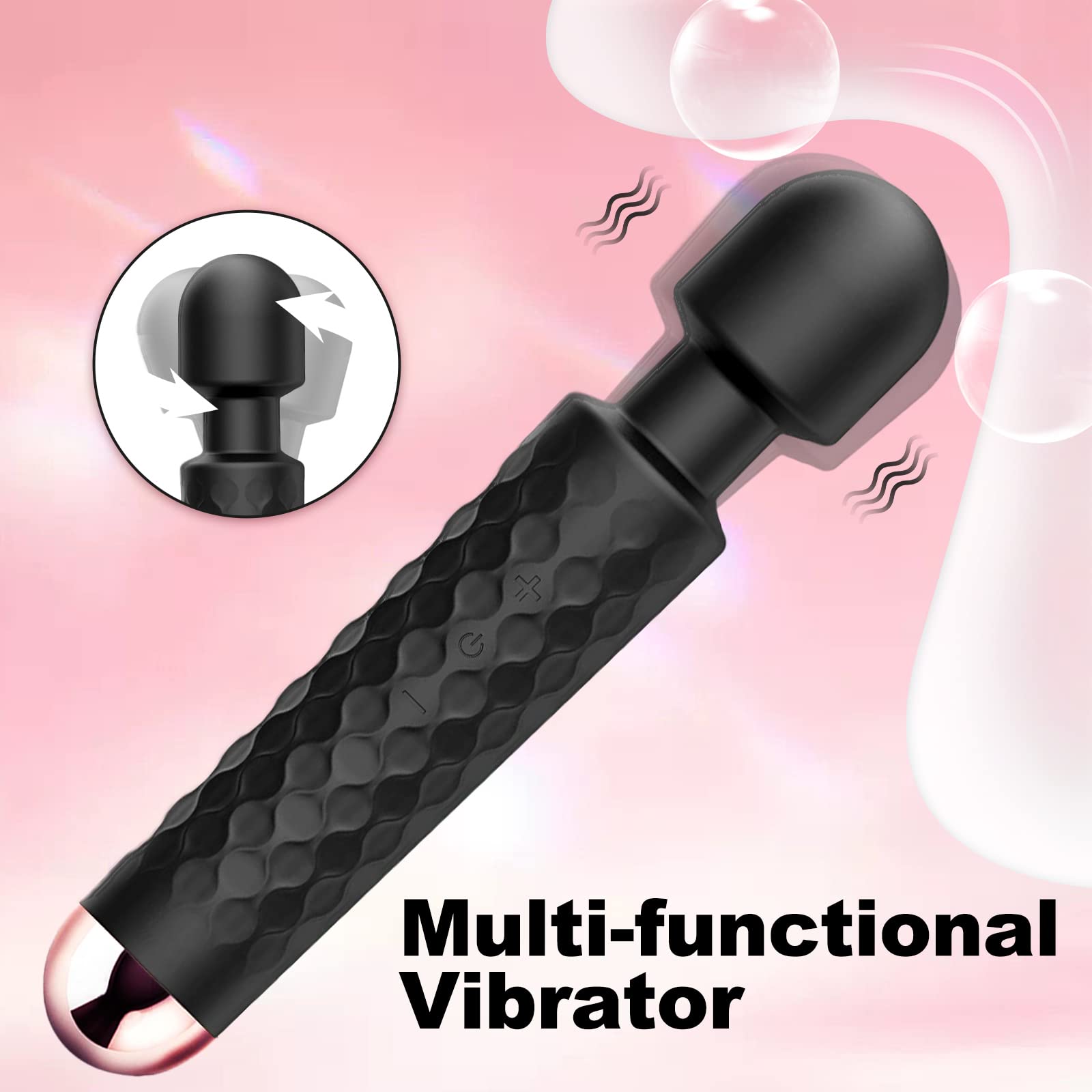 Powerful Clitoral Vibrator for Women - 25 Vibration Modes, Waterproof G-Spot & Clit Stimulator, Realistic Magic Dildo - Perfect for Solo Play, Couples & Sensual Massage