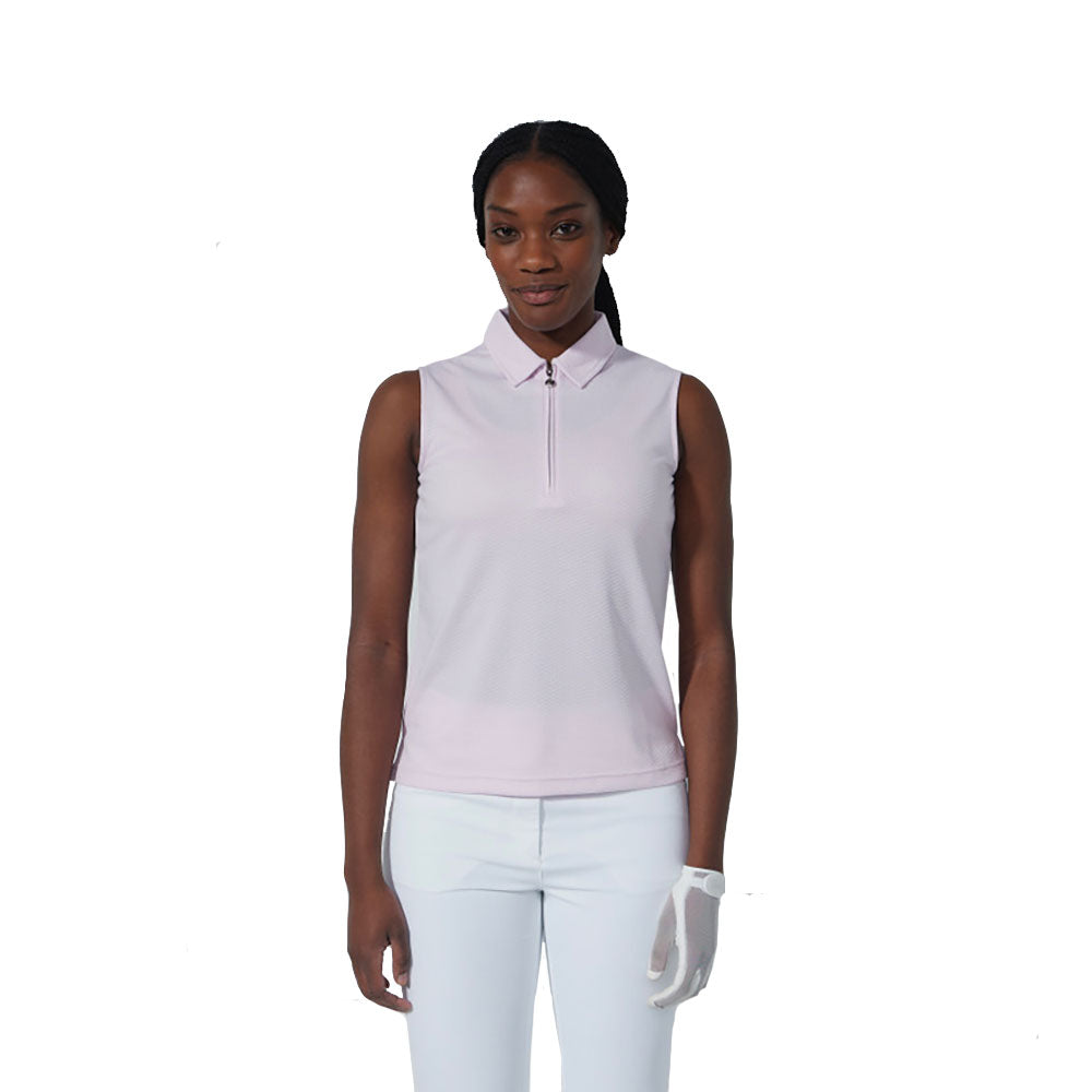 Women's Sleeveless Golf Polo Shirt - Moisture Wicking Athletic Top for Golf & Tennis - Breathable Summer Activewear for Ladies