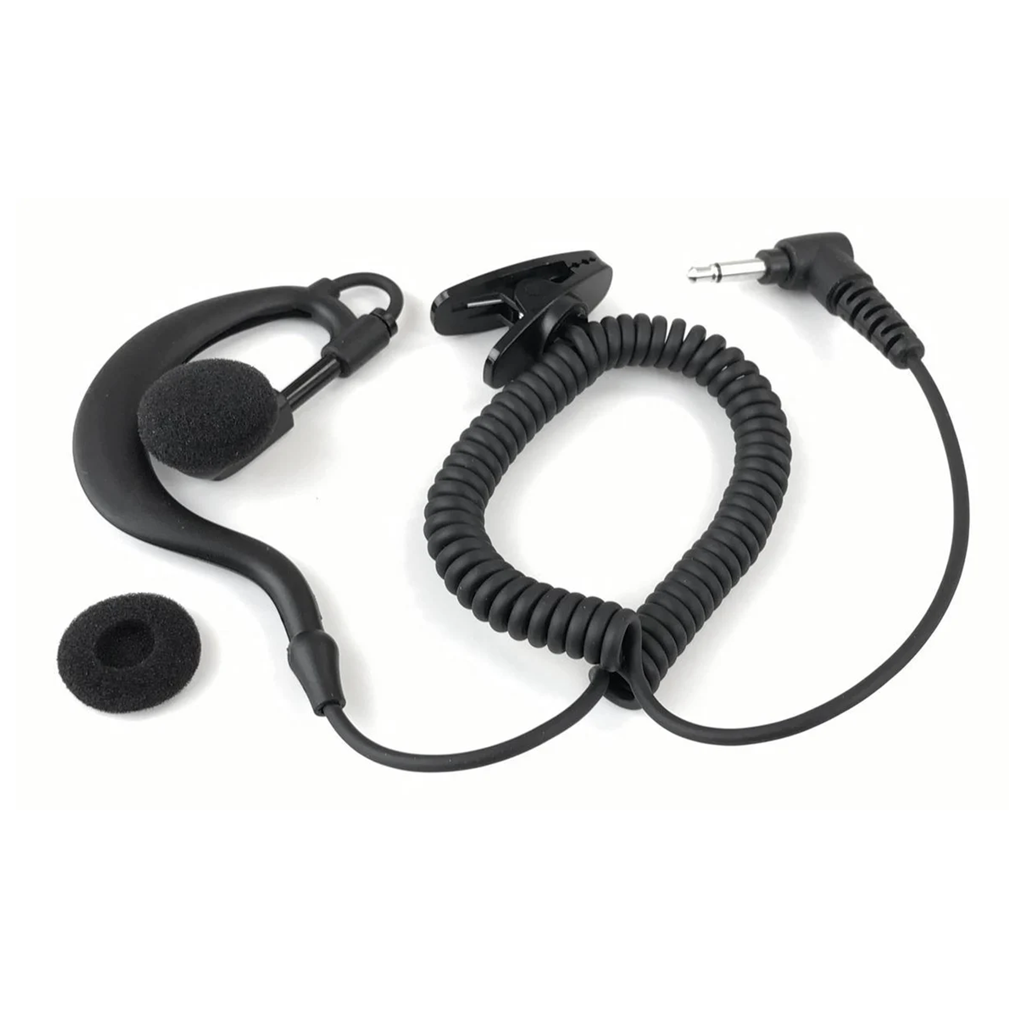 Motorola WADN4190B Flexible Over-the-Ear Headset - Lightweight Single-Sided Receive-Only Earpiece for RSM Radios | Perfect for Security, Retail & Customer Service Professionals