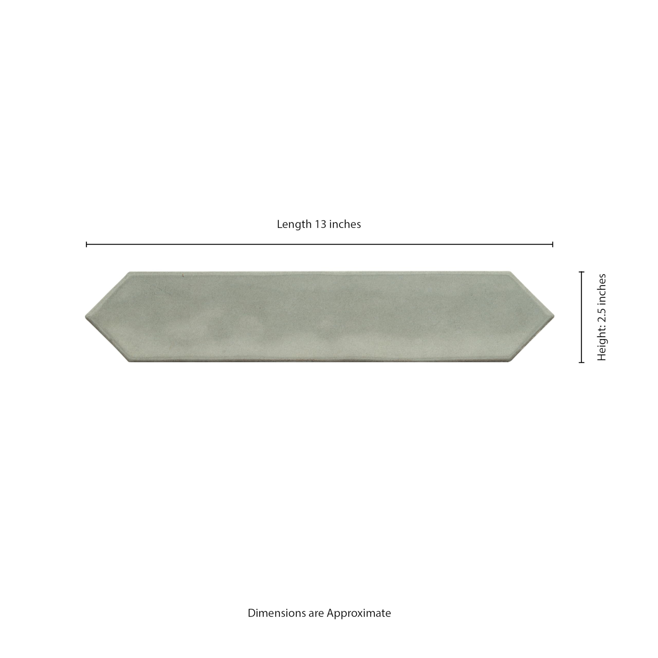MSI Renzo Jade 2.5x13 Inch Glossy Ceramic Subway Tile - Waterproof Wall Tile for Bathroom, Kitchen Backsplash, Shower, and Accent Wall (10-Pack) - Perfect for Modern Home Renovation & Interior Design