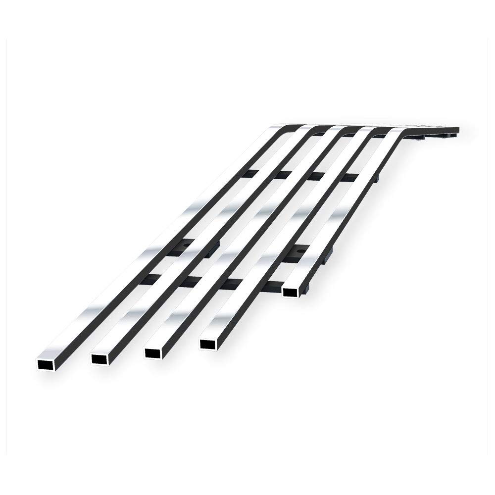 2013 Chevy Malibu Lower Bumper Stainless Steel SS Chrome Billet Front Grill Insert - APS Compatible Replacement Part S18-A44956C - Perfect for Car Customization & Front End Protection