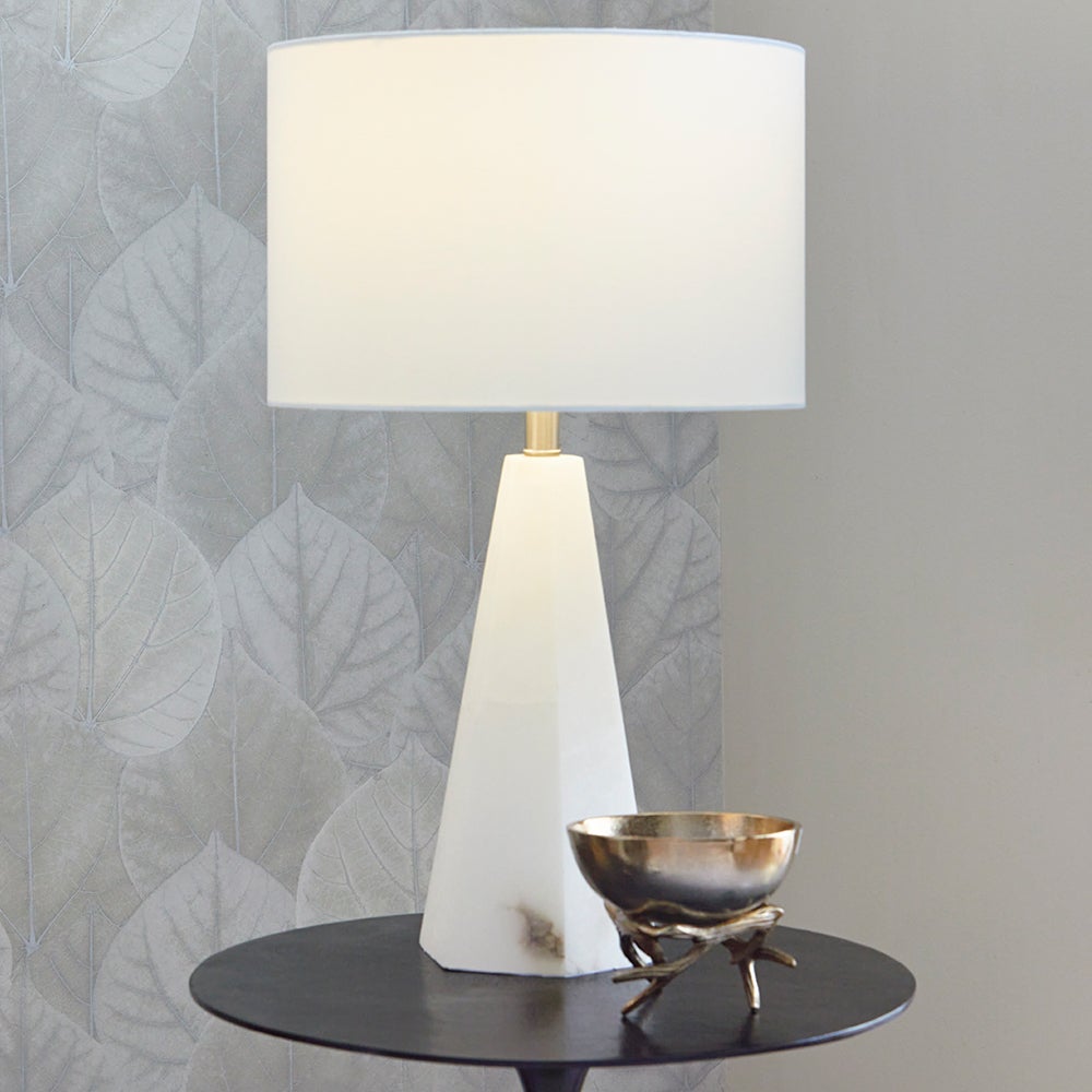 Cyan Design 11217 Athena Table Lamp in White - Elegant Home Decor for Living Room, Bedroom & Office Lighting