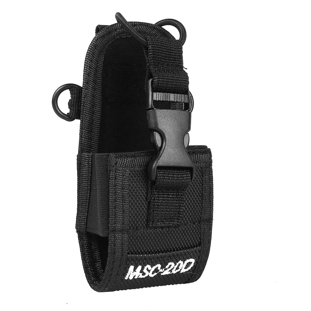 MSC 20D Nylon Radio Case Holder - Durable Protective Cover for Walkie Talkies, Two-Way Radios - Perfect for Outdoor Adventures, Construction Sites & Emergency Communication