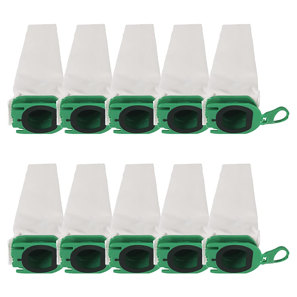 FOOTIC 10Pcs Vacuum Cleaner Bags for Kobold VB100 VB100 FP100 - Replacement Vacuum Bags for Kobold Cleaners | Perfect for Home Cleaning, Pet Hair Removal & Allergen Reduction