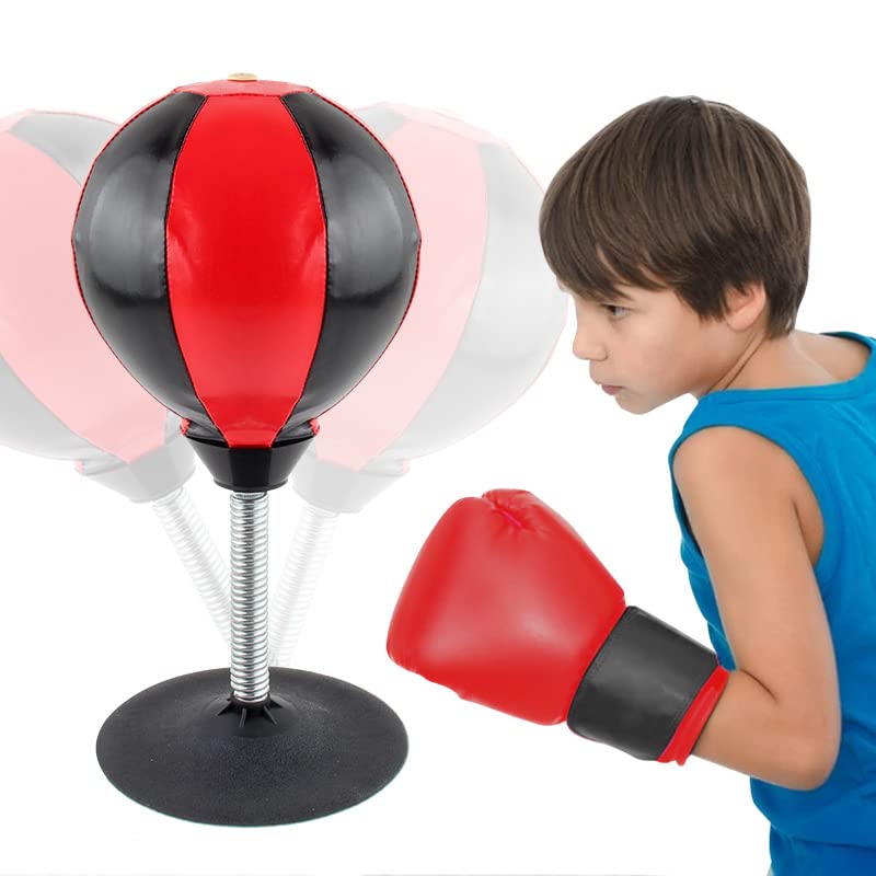 Anti-Anxiety Boxing & Batting Toys for Kids - Stress Relief Tabletop Game for Children's Anxiety Management - Perfect for Home, Classroom & Therapy Use