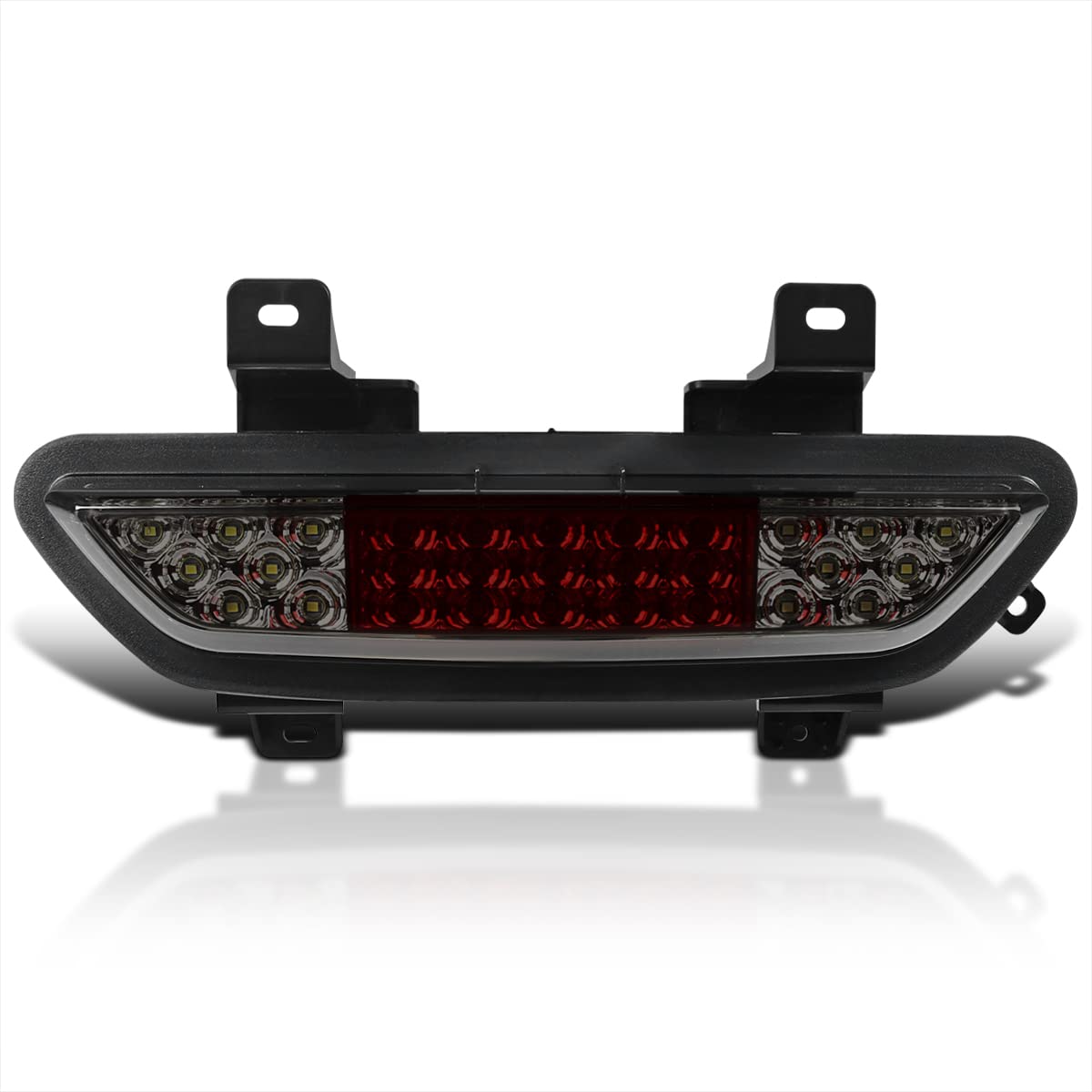 Spec-D Tuning Smoke Lens LED 4th Brake Light Bar - Compatible with 2015-2018 Ford Mustang (Left & Right Pair) | High Visibility Safety Upgrade for Night Driving & Car Shows
