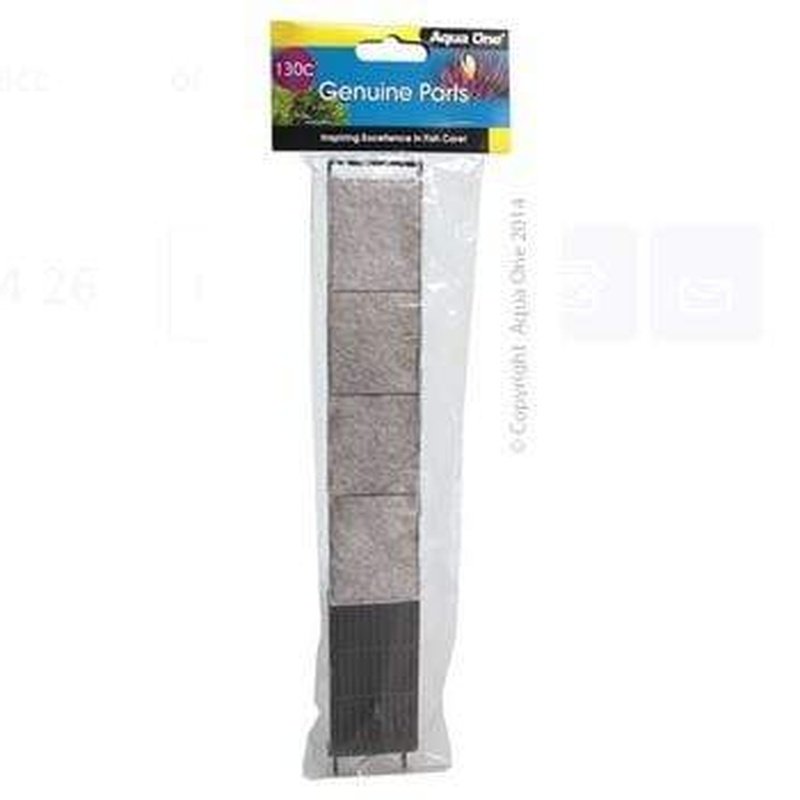 Aqua One Carbon Cartridge 1pk 130c for Reflex 30 Aquarium Filter - Replacement Water Filter Cartridge for Fish Tank Cleaning & Maintenance