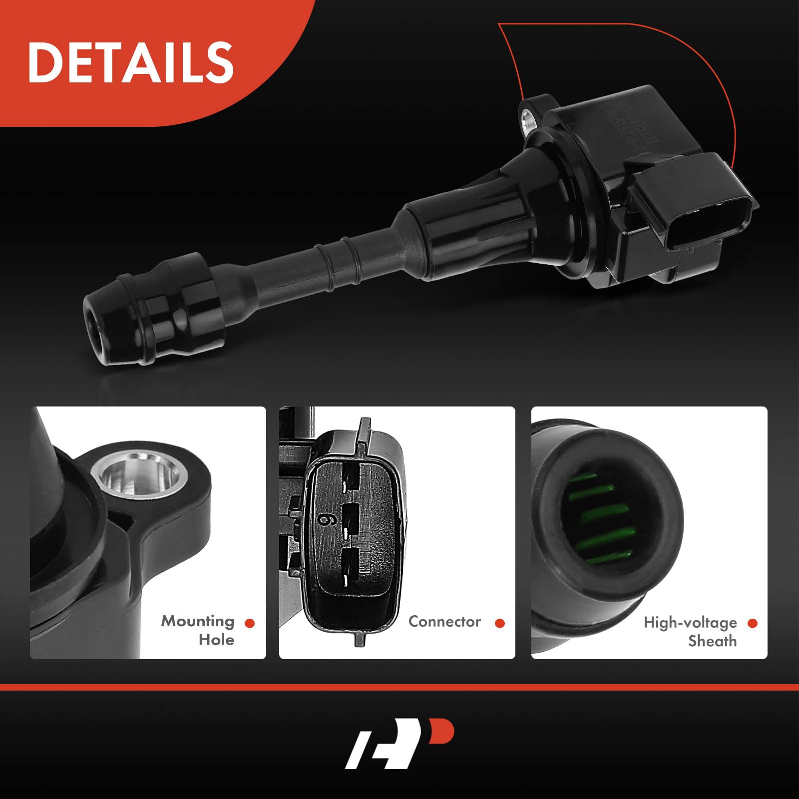 Premium Ignition Coil Pack for Infiniti FX35 G35 M35 & Nissan 350Z - Compatible with 2003-2008 Models (V6 3.5L) - High Performance Replacement Part for Smooth Engine Start & Acceleration - Perfect for Daily Commuting & Road Trips