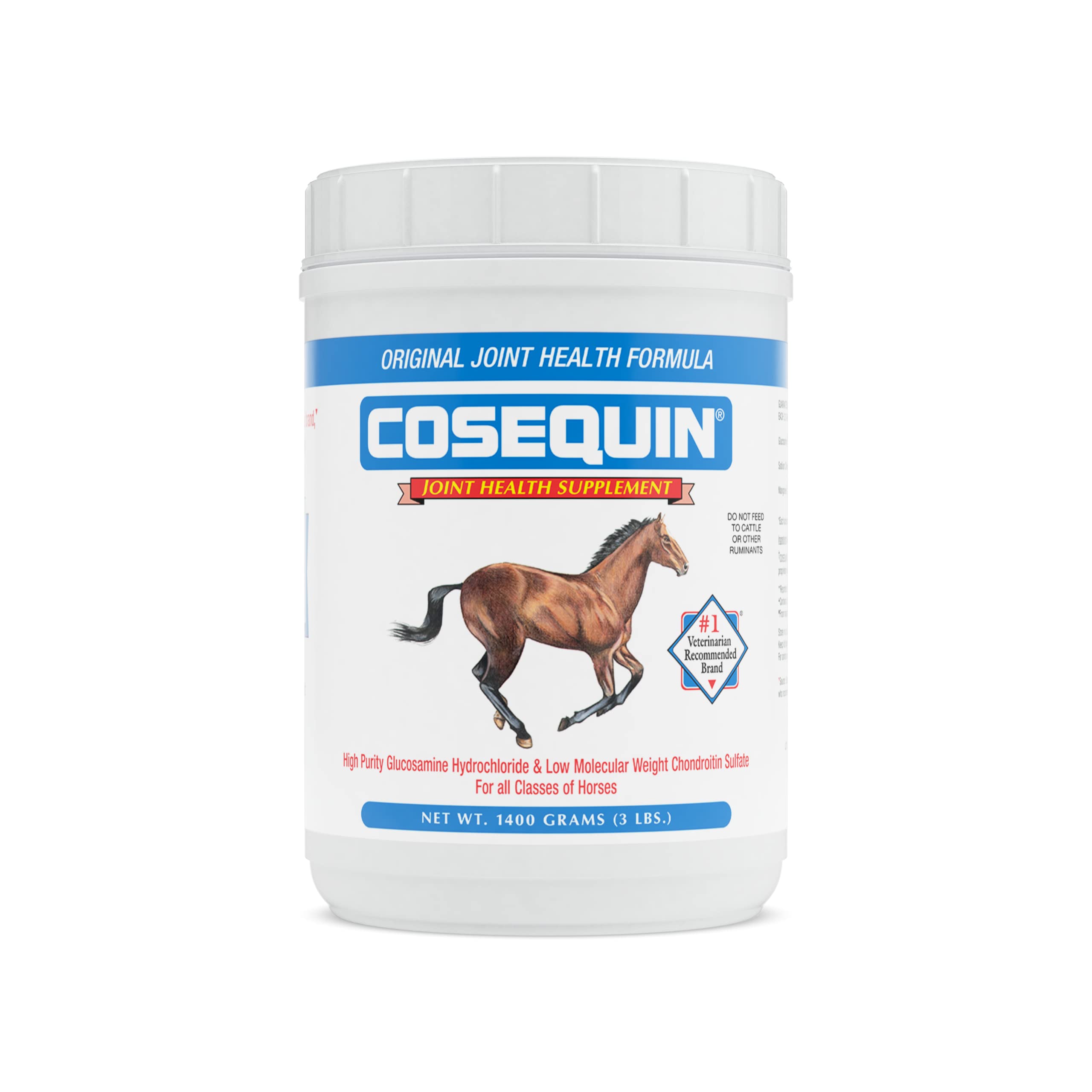 Nutramax Cosequin Original Joint Health Supplement Powder for Horses - Glucosamine & Chondroitin Formula (1400g) | Supports Mobility & Comfort for Active & Senior Horses