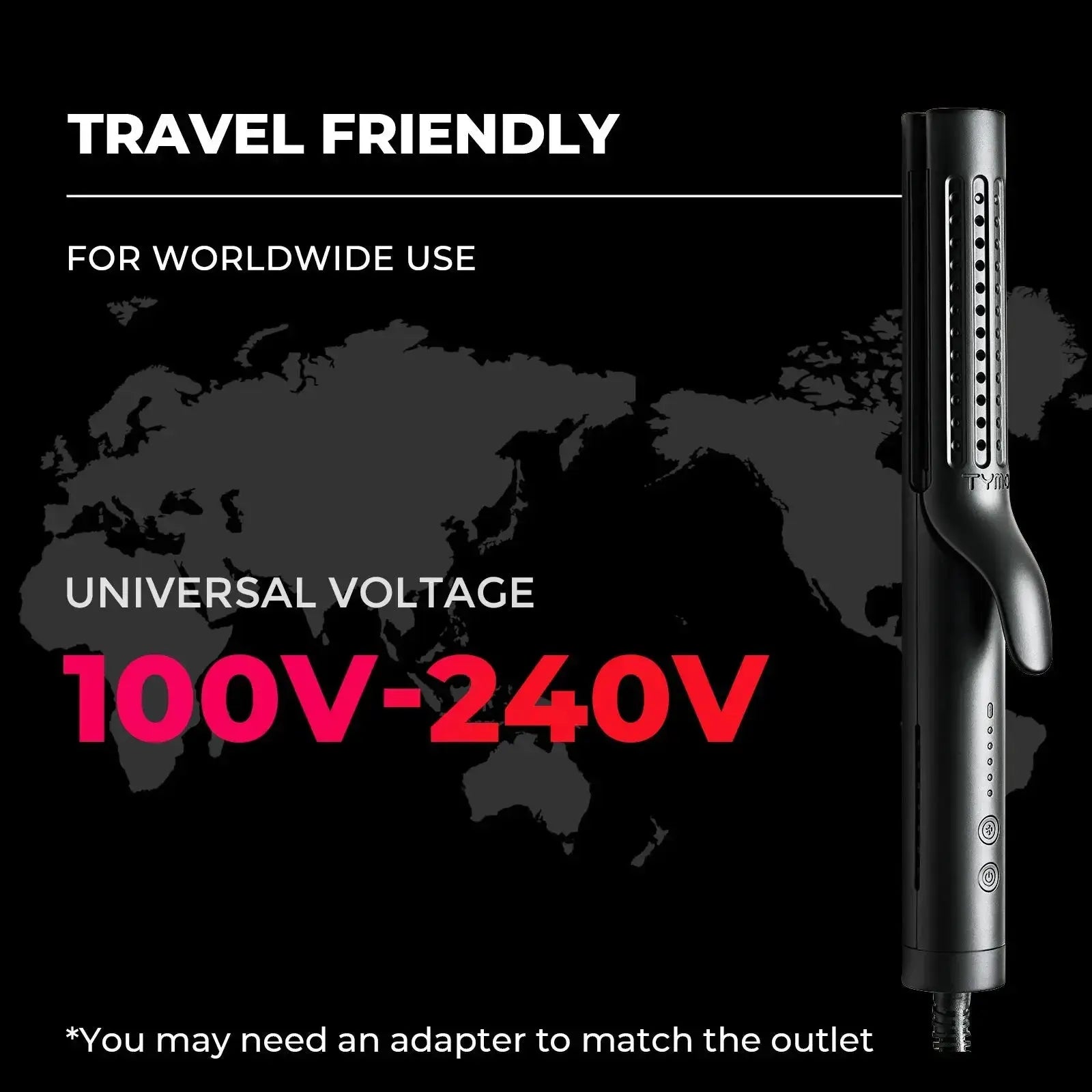 TYMO Airflow Hair Dryer - Professional Ionic Blow Dryer for Fast Drying & Frizz Control - Lightweight & Quiet Hair Dryer for Home & Salon Use - Perfect for Travel, Styling & Daily Hair Care
