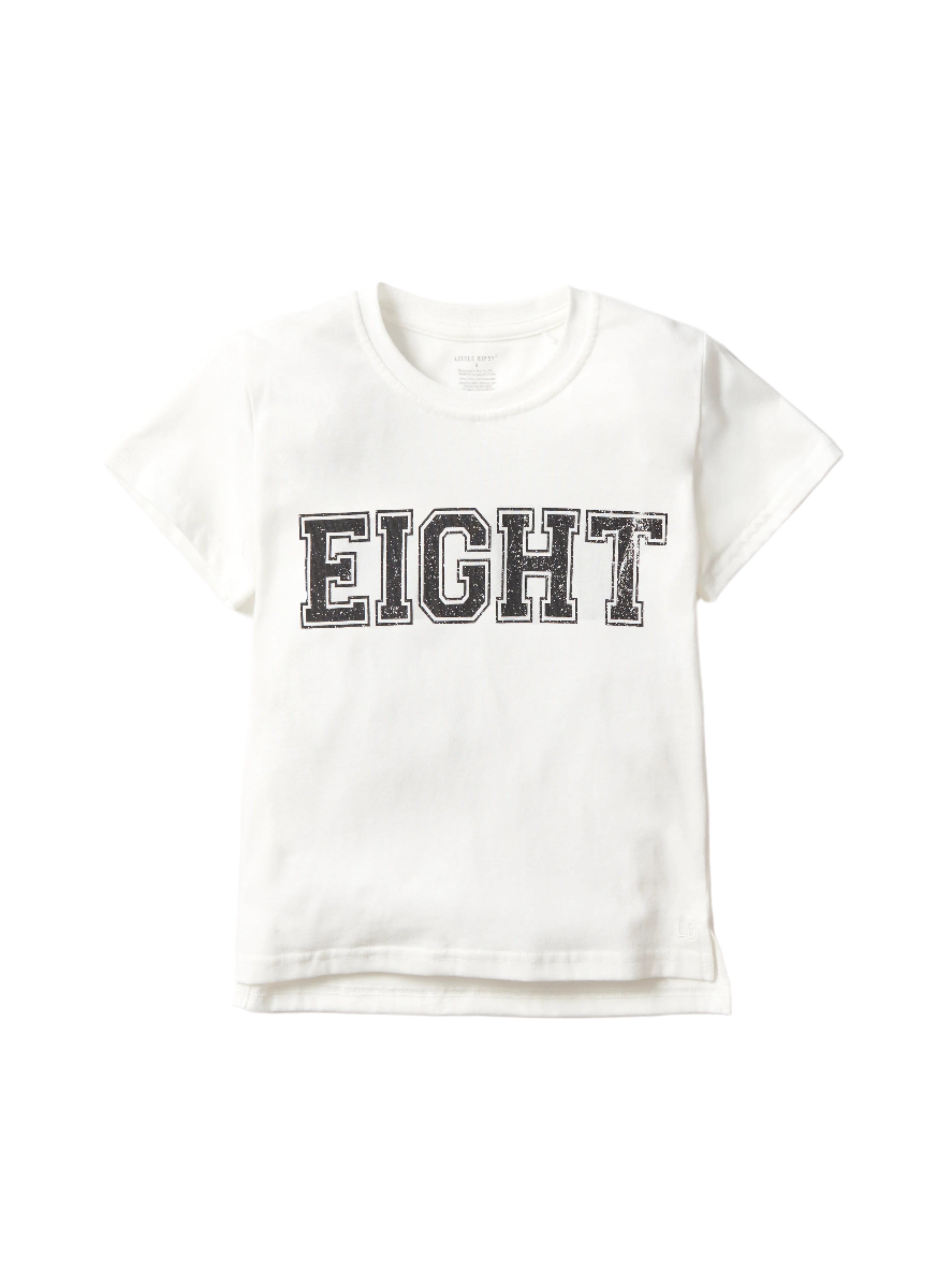 8th Birthday Elevated Tee - Premium White Cotton T-Shirt for Kids Birthday Parties & Celebrations