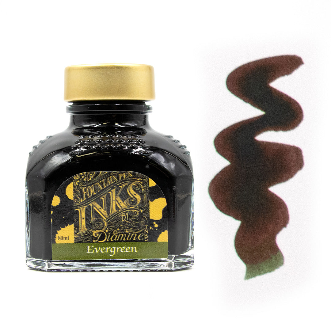 Premium Diamine Ink Bottle 80ml - Vibrant Fountain Pen Ink for Calligraphy, Journaling & Artistic Writing - Smooth Flow & Rich Colors