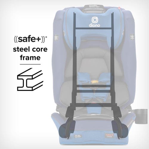Diono Radian 3RXT Safe+ Convertible Car Seat for Toddlers & Kids - 3-in-1 Rear Facing, Forward Facing & Booster Seat - Perfect for Travel, School Runs & Family Road Trips
