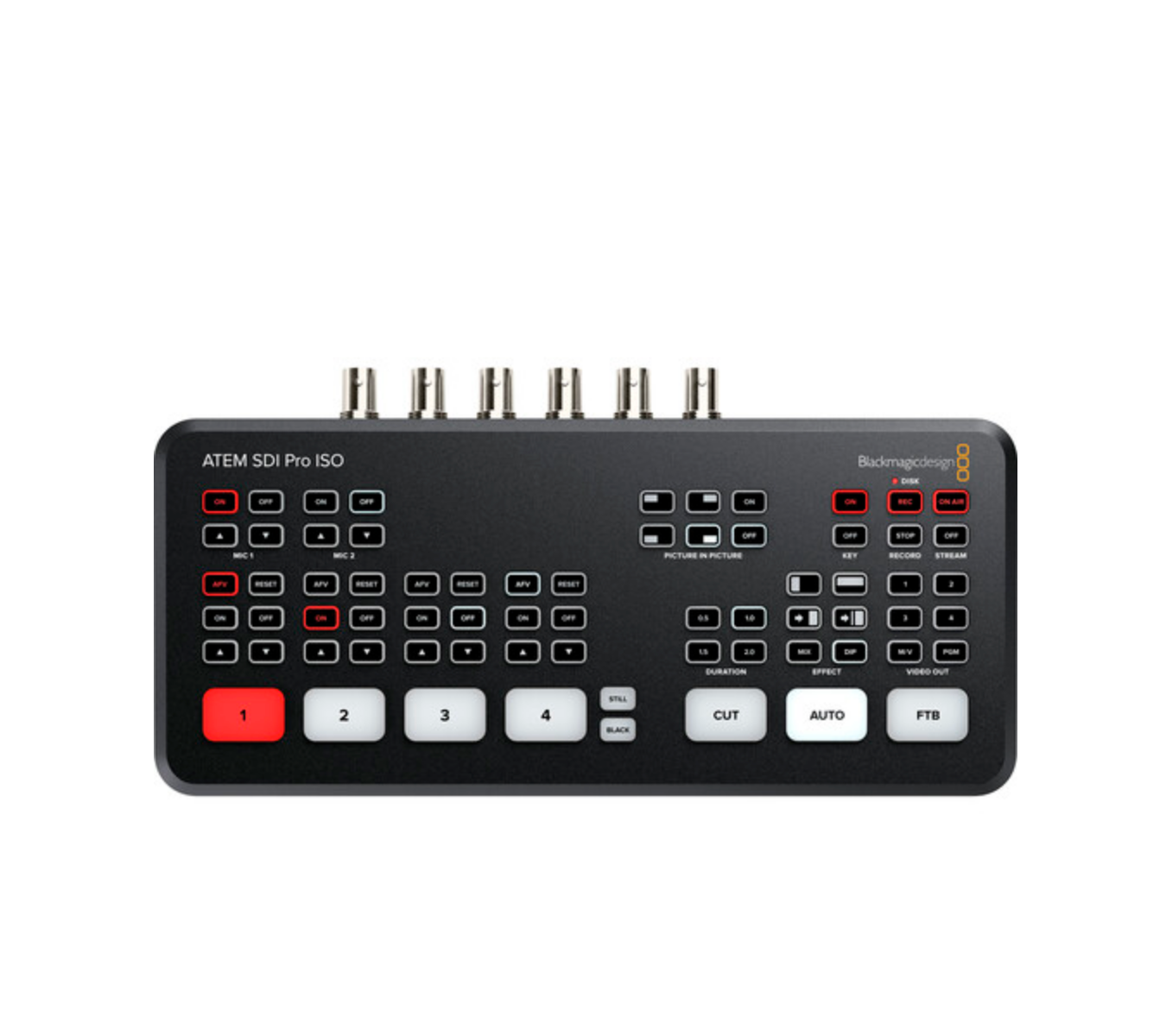 Blackmagic Design ATEM SDI Pro ISO Live Video Switcher - Professional 4K Broadcast Studio Production & Streaming Equipment for YouTube, Twitch, Church & Event Live Streaming
