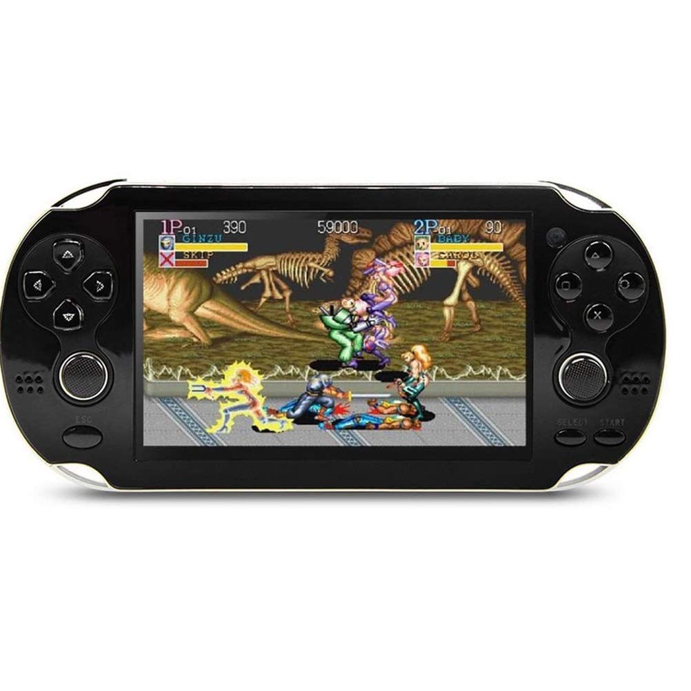 Classic Retro Handheld Game Console with 4.3 Inch HD Screen, Built-in 3000 Games, Dual Joystick Buttons - Perfect for Travel, Gifts, and Nostalgic Gaming Fun