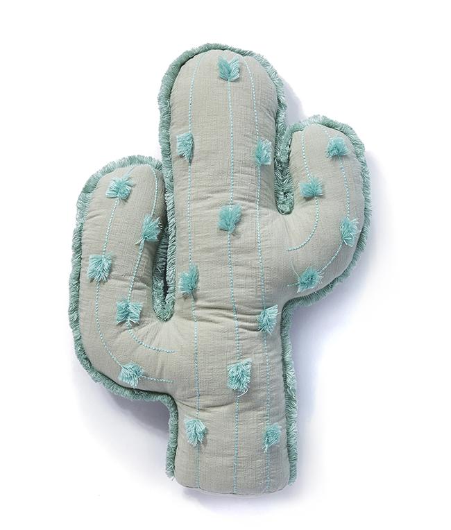 Soft and Cuddly Cactus Pillow - Adorable Home Decor for Living Room, Bedroom, or Nursery - Perfect Gift for Plant Lovers