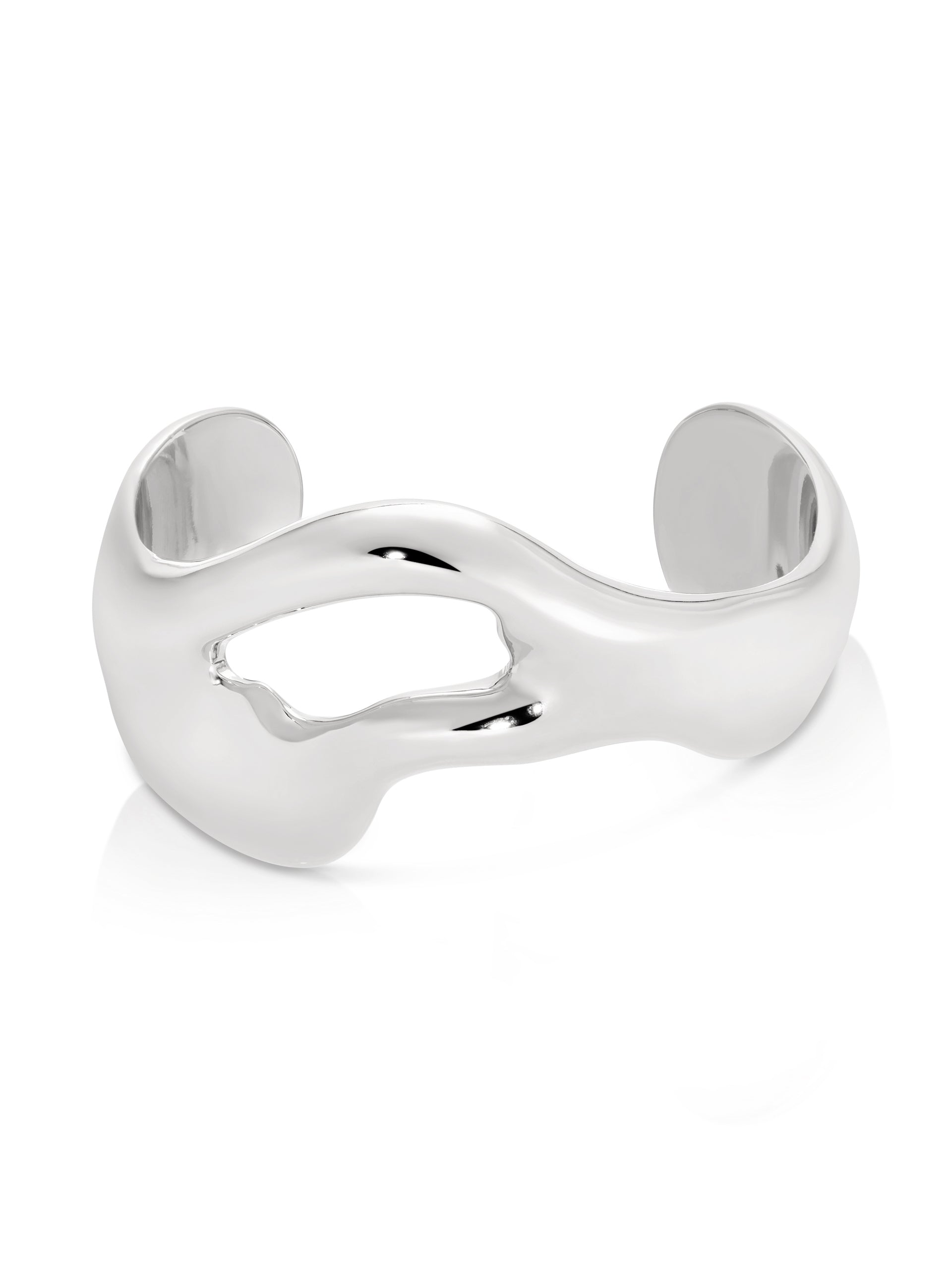 Open Abstract Cuff Bracelet - Stylish Boho Handmade Jewelry for Women - Perfect for Casual Wear, Parties & Special Occasions