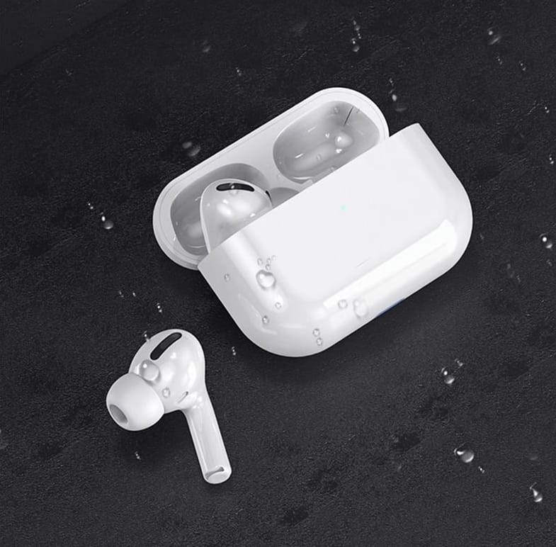 Wireless Bluetooth Headphones with Charging Case - White | Noise Cancelling Earbuds for Running, Workout & Travel