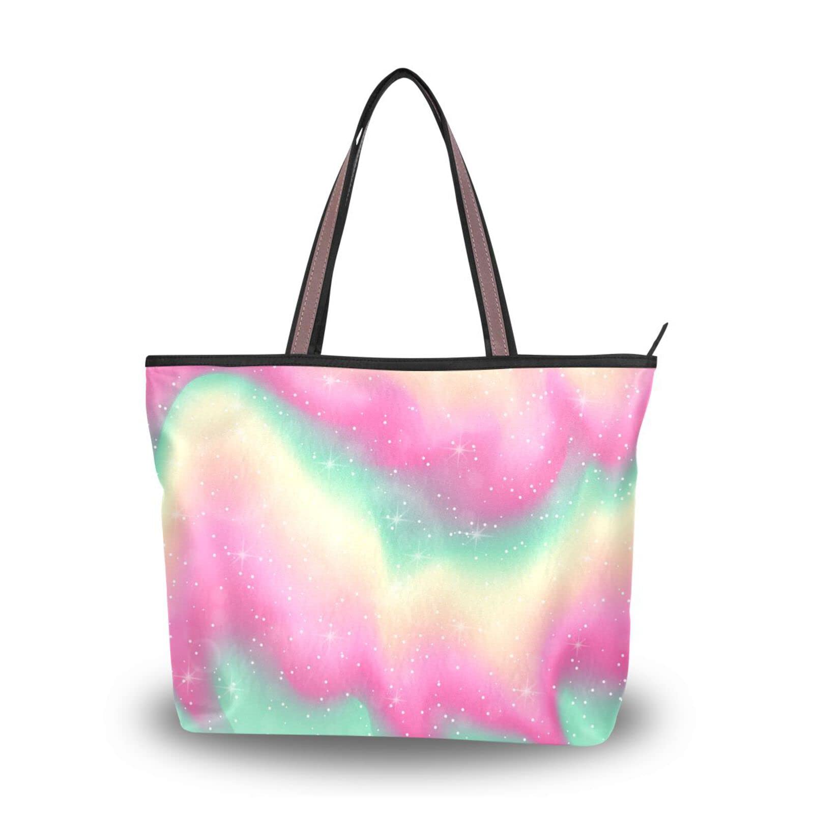 Pastel Color Abstract Tote Bag for Women - Reusable Shoulder Bag, Beach Bag & Travel Handbag | Perfect for Shopping, Beach Trips & Daily Use