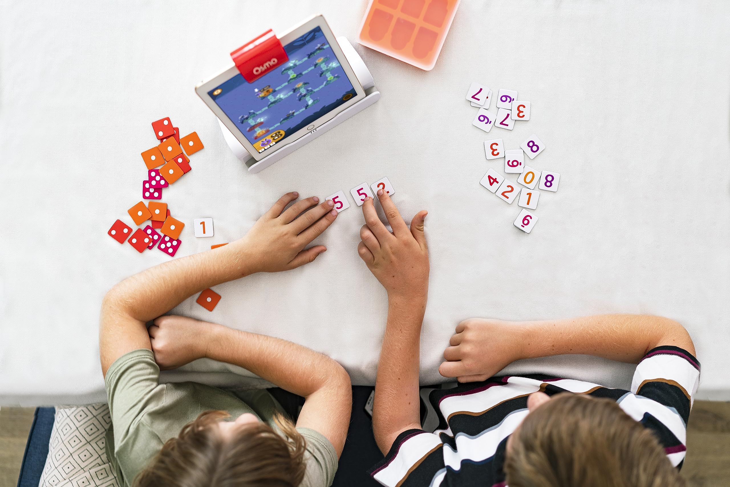 Osmo Genius Starter Kit - 7 Interactive Educational iPad Games for Kids Ages 6-10 | Learn Spelling, Math & Problem Solving | Perfect for Homeschooling & Classroom Learning