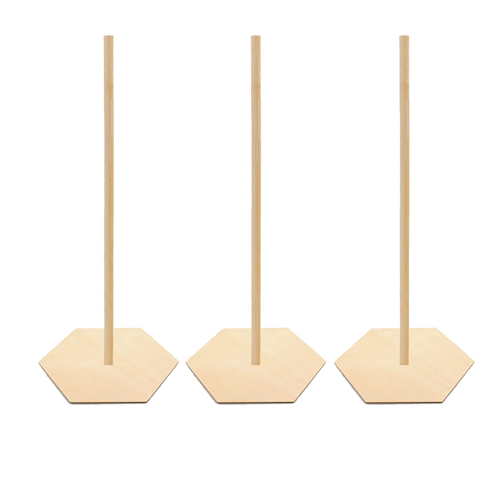 3-Pack Wooden Donut Display Stands - Tiered Doughnut Holder for Birthday, Wedding, Party & Cake Decor - Perfect for Dessert Tables, Bakery Displays & Sweet Treat Presentations