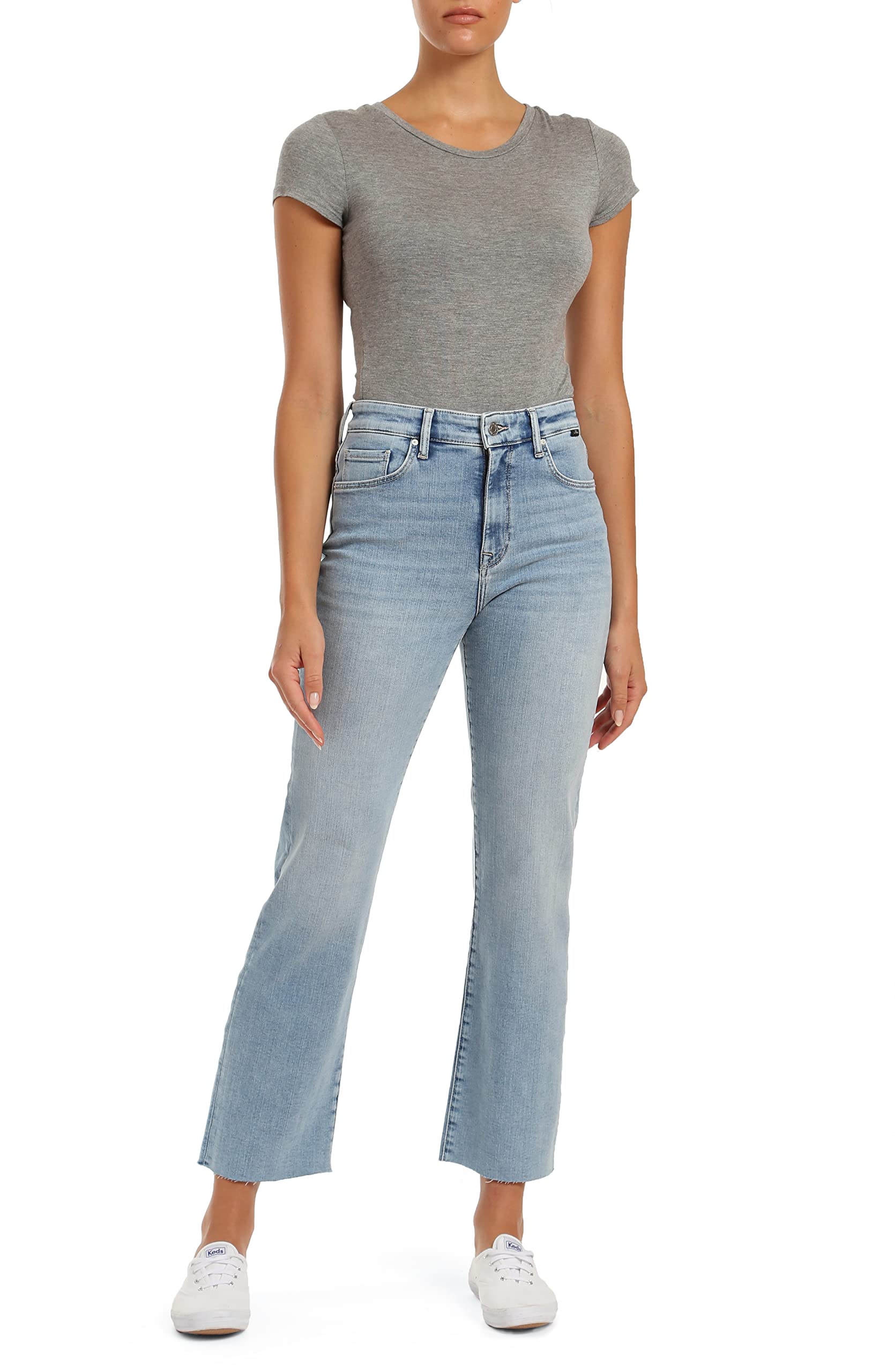 Mavi Women's Barcelona High Rise Wide Leg Jeans - Comfortable Stretch Denim Pants for Casual & Chic Outfits | Perfect for Work, Weekend & Date Night
