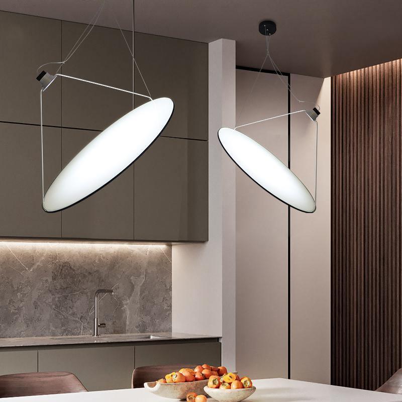 Amisol Modern Pendant Lamp - Stylish Hanging Light Fixture for Kitchen Island, Dining Room, Living Room & Bedroom Decor